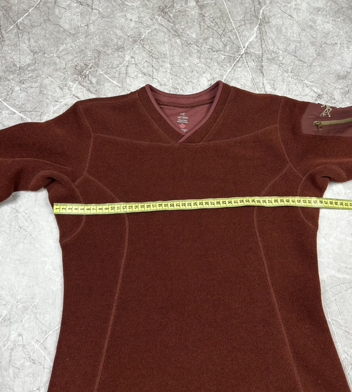 Arc'teryx Vintage Arctery Polartec Fleece Burgundy Pullover Size S / US 4 / IT 40 - 10 Thumbnail