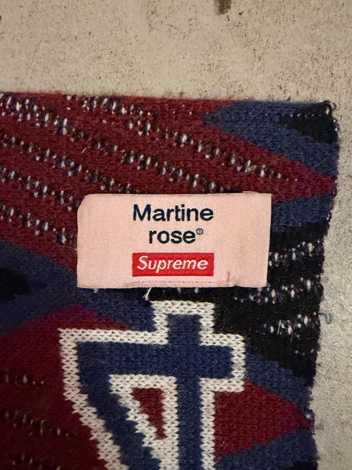 MARTINE ROSE X SUPREME FW24 SCARF
