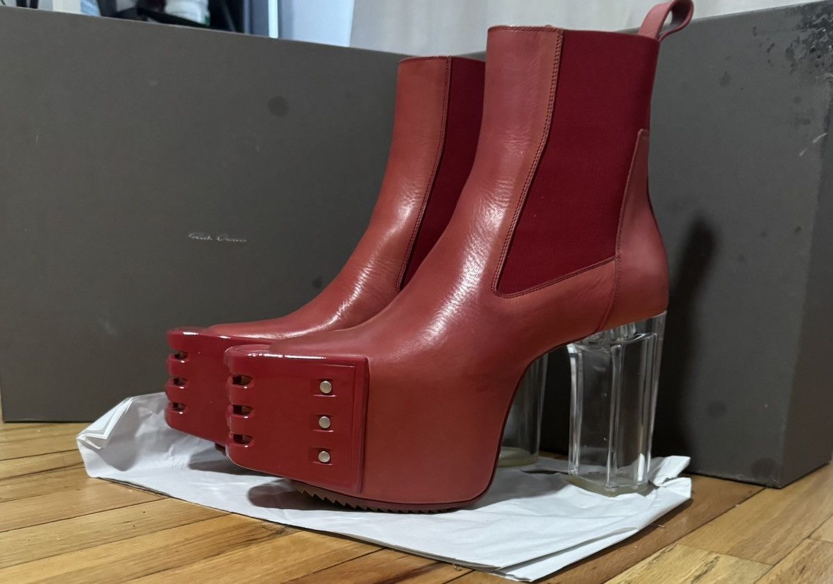 Rick Owens Grilled Platform Boots | Grailed