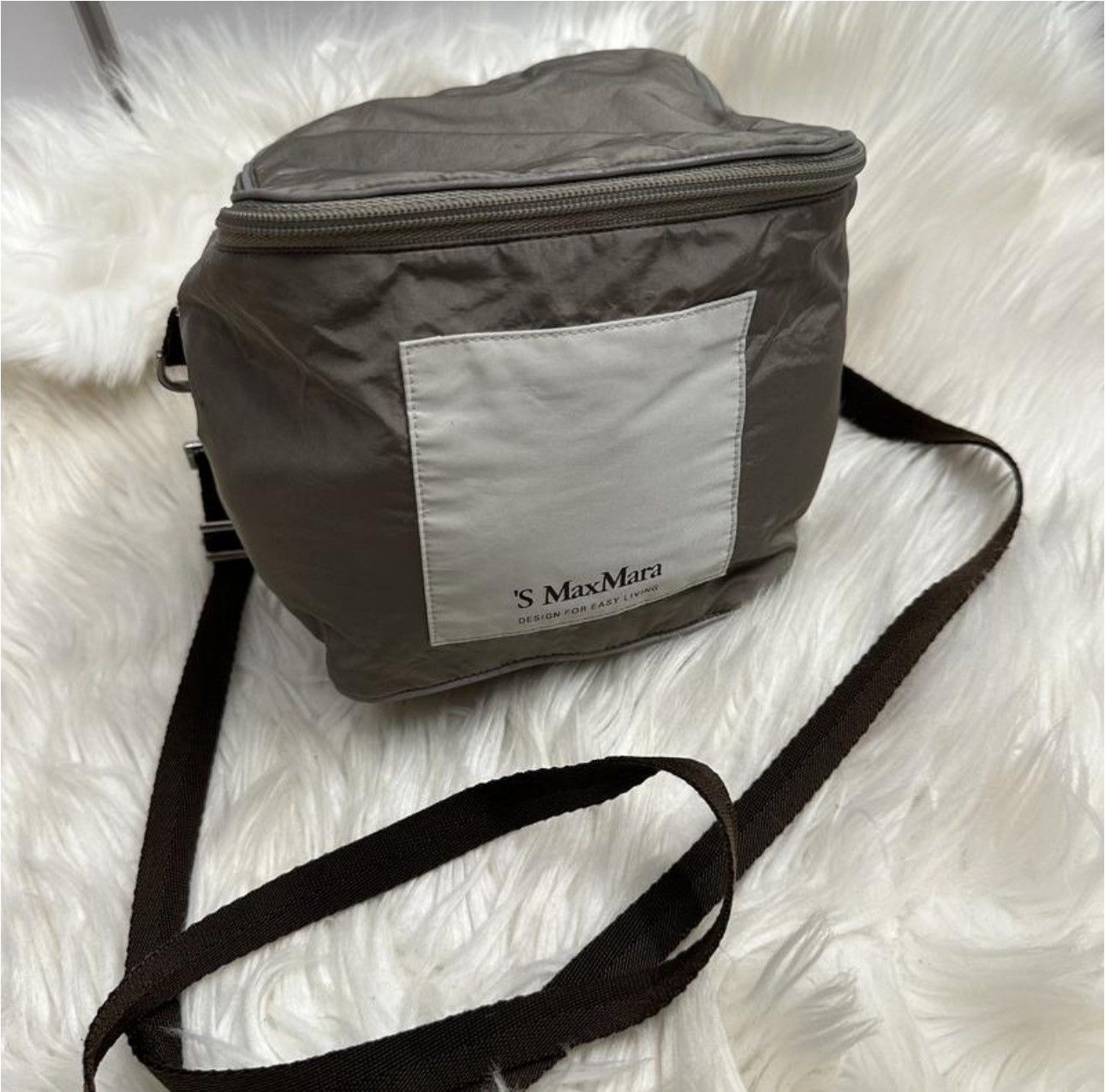 Max Mara Gray Max Mara Esmac Cube Bag Lightweight And Portable Nice Size ONE SIZE - 3 Thumbnail