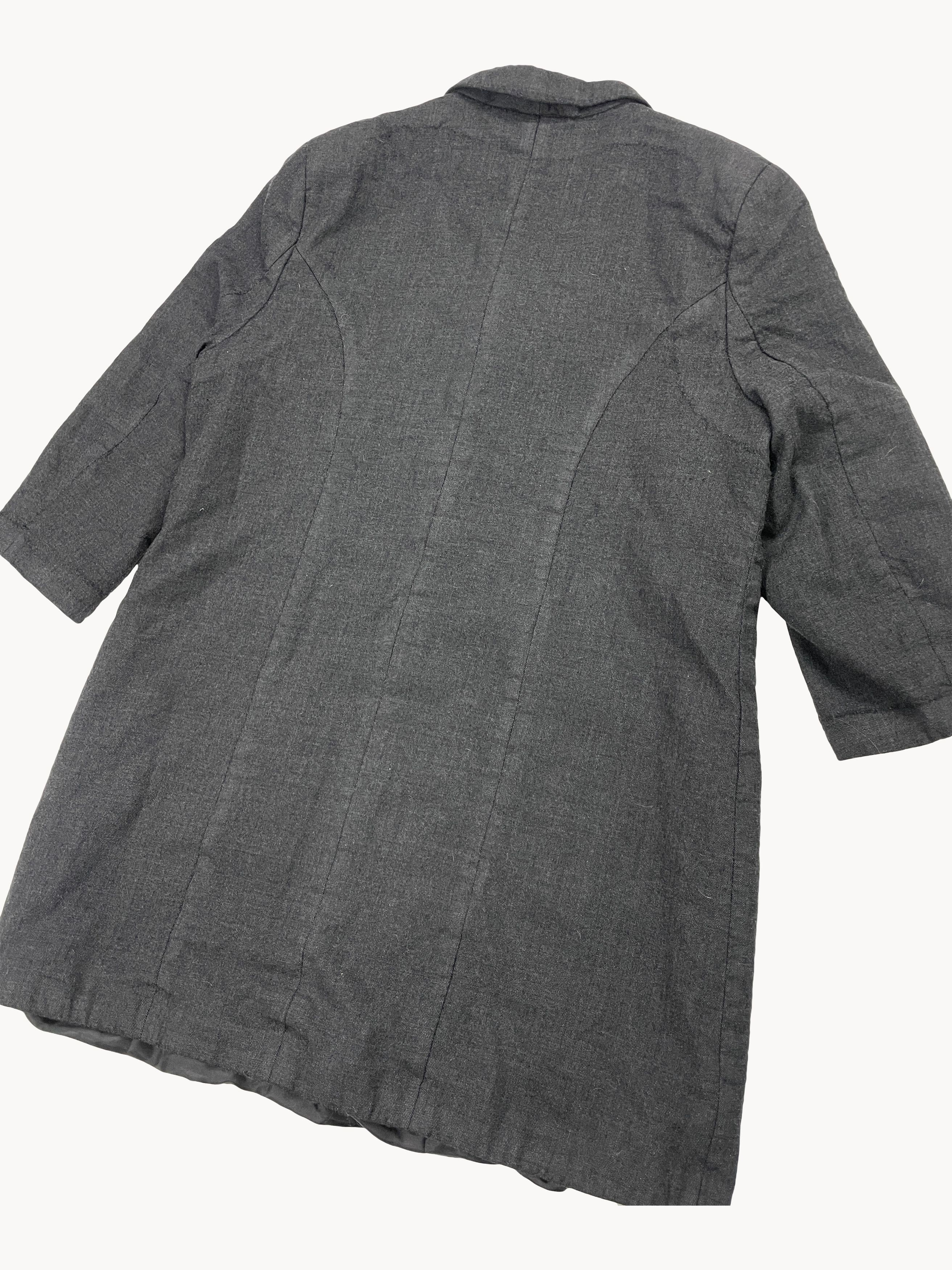 Hermes Vintage 80s Hermes by Claude Brouet Single Breasted Coat 44 Size L / US 10 / IT 46 - 5 Thumbnail