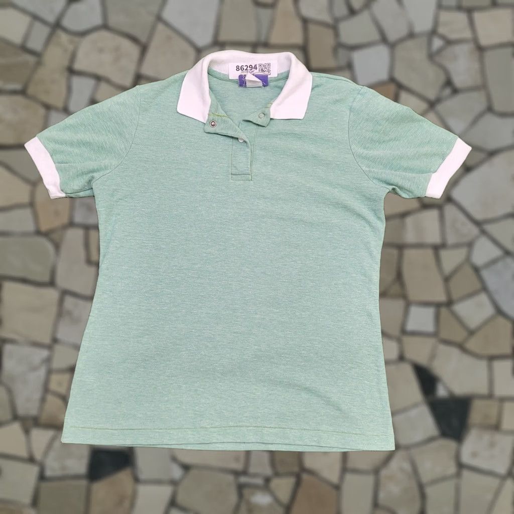 Vintage VINTAGE Maggiore Polo Shirt Womens XS Polo White Mint Green Pastel Two-Tone 80s Tennis Style Knit USA Made Size XS / US 0-2 / IT 36-38 - 1 Thumbnail