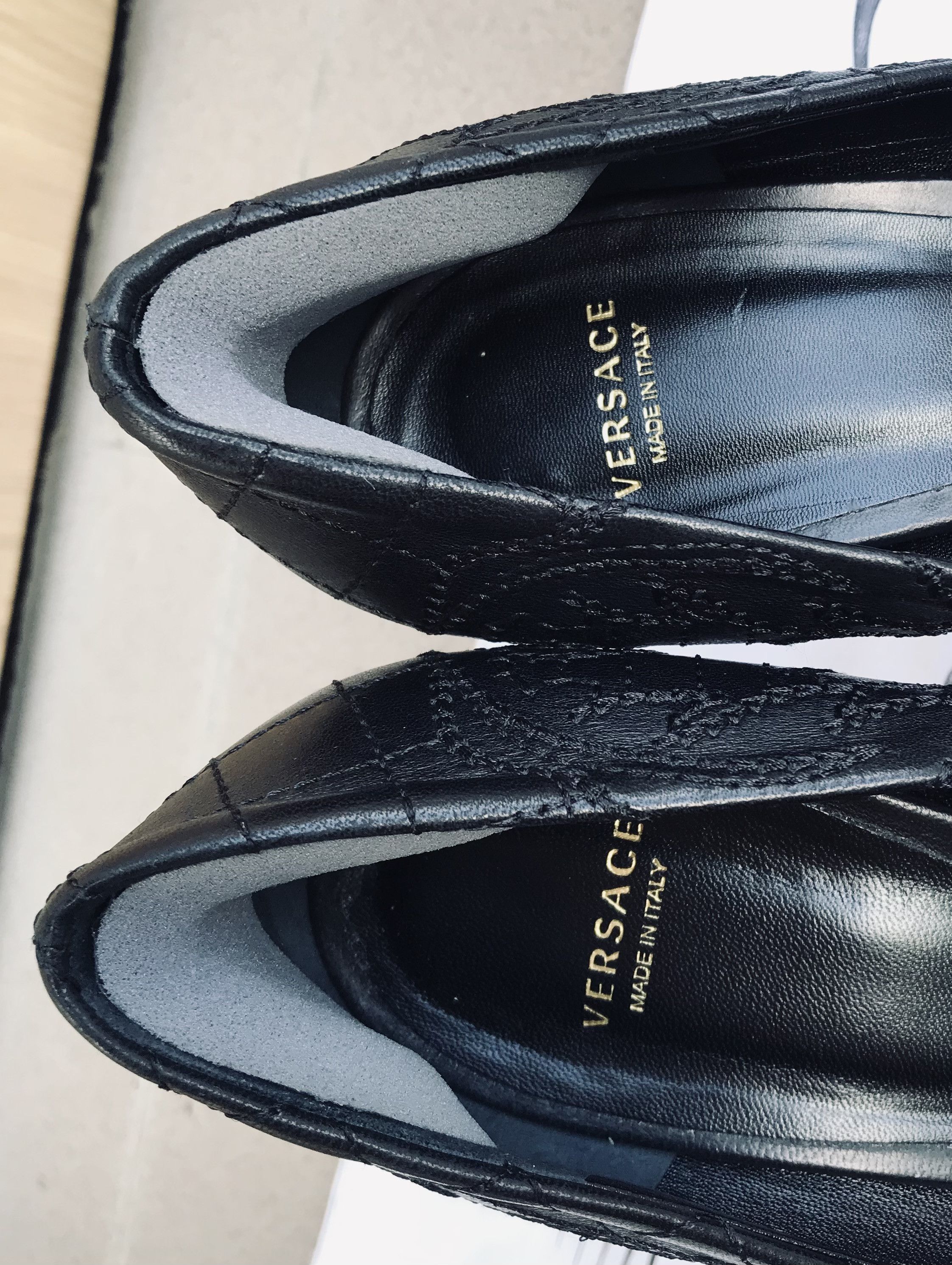 Versace Gianni Versace Vanitas Heels Pump 120 mm Leather Spikes Size US 10 / IT 40 - 11 Thumbnail
