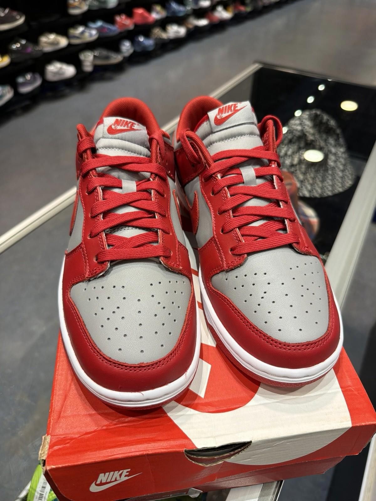 Nike Nike Dunk Low UNLV University Red Gray Men's Size 8.5 Size US 8.5 / EU 41-42 - 6 Thumbnail