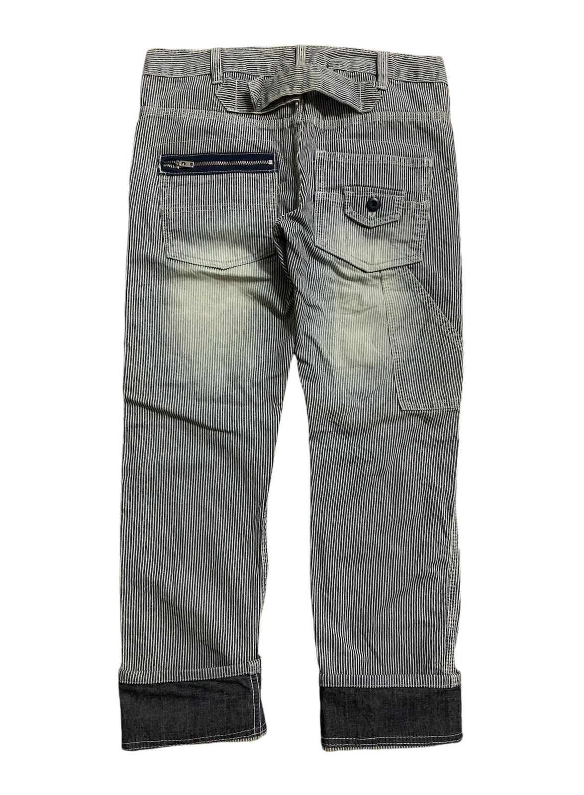 Oshkosh Vintage Carpenter Osh Kosh Classic Stripe Pant Size 32" / US 10 / IT 46 - 1 Thumbnail