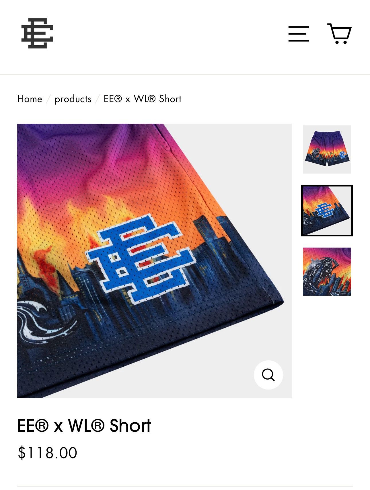 Eric Emanuel × Warren Lotas NEW Eric Emanuel x Warren Lotas Shorts Large Size US 34 / EU 50 - 10 Thumbnail