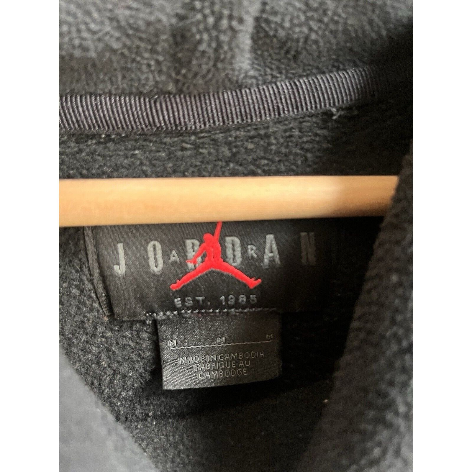 Jordan Brand VINTAGE STYLE NIKE AIR JORDAN BLACK HOODIE CHICAGO BULLS NBA Size US M / EU 48-50 / 2 - 3 Thumbnail