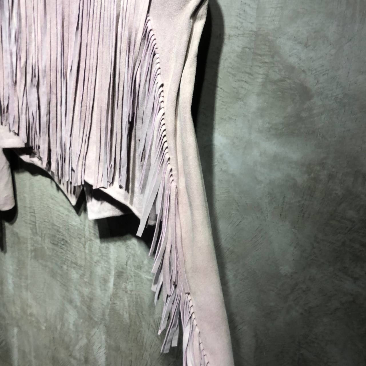 Acne Studios Acne Studios Aroma Aged Suede Fringe jacket SS/10 Size XXS / US 00 / IT 34 - 8 Thumbnail