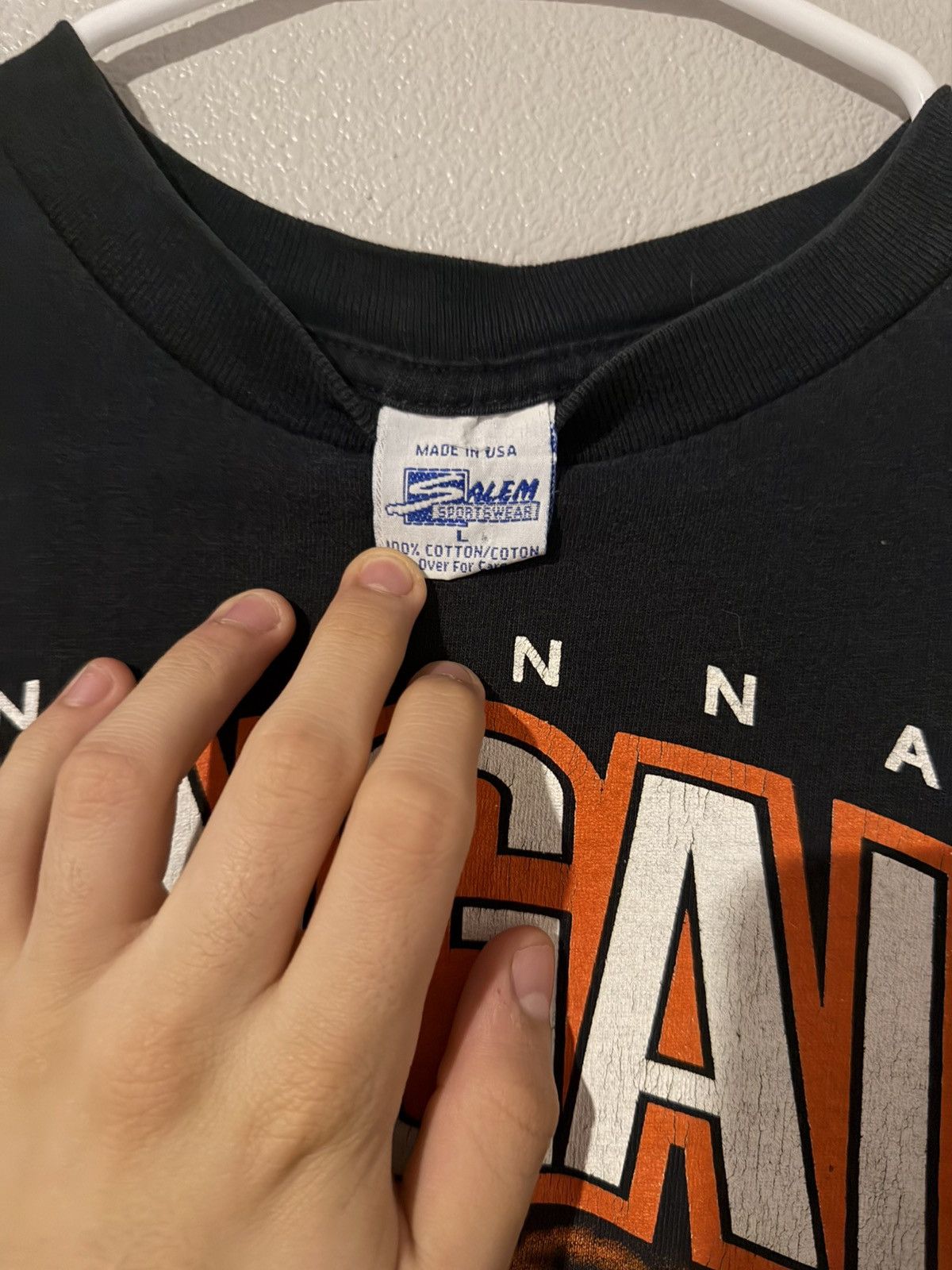 Vintage 90s cincinnati bengals t-shirt Size US L / EU 52-54 / 3 - 2 Thumbnail