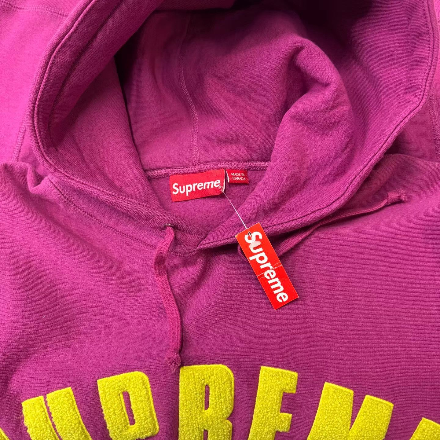 Supreme Supreme Magenta Pink Fleece Hoodie Q10 Size US L / EU 52-54 / 3 - 4 Thumbnail