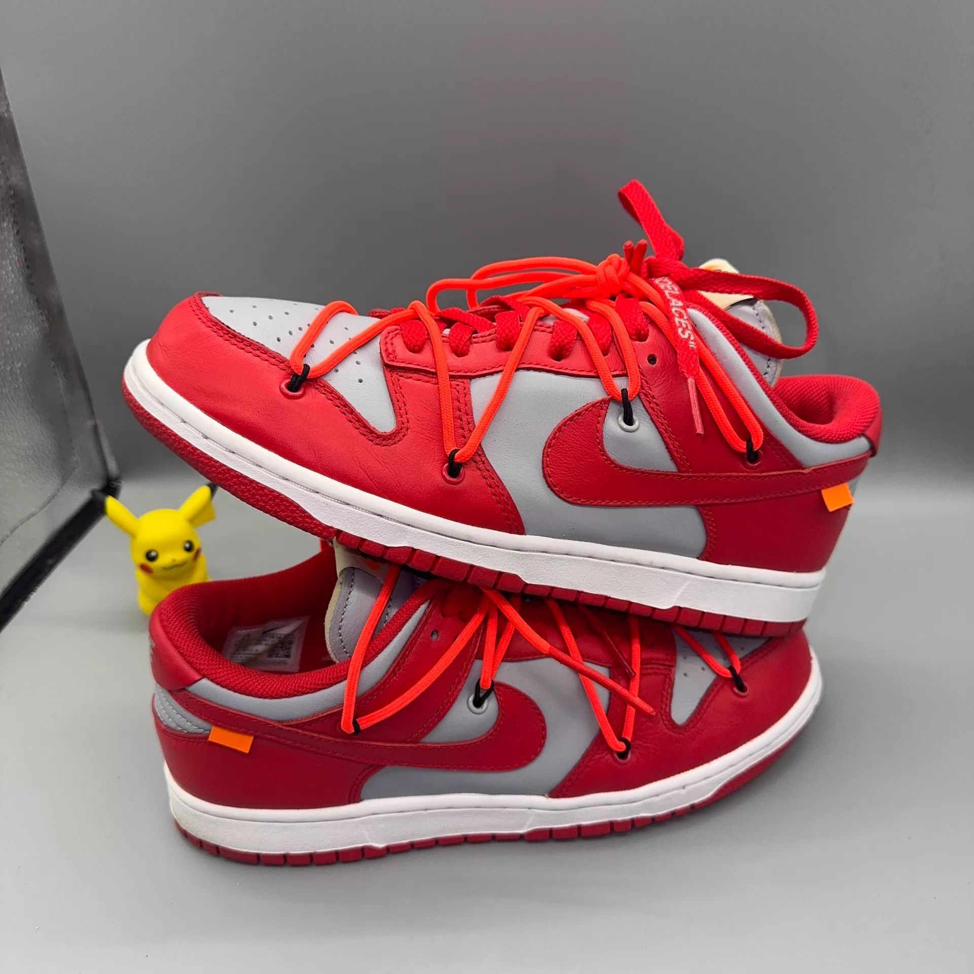 Nike Nike Dunk Off-White Red 42 Size US 9 / EU 42 - 5 Thumbnail