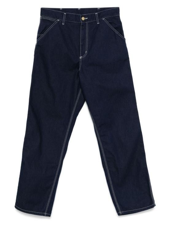 Carhartt Wip CARHARTT WIP Men Straight Pants I034864 0102 Blue Size US 28 / EU 44 - 1 Thumbnail