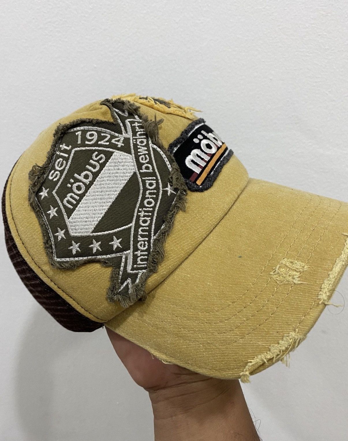 Japanese Brand VTG MOBUS Trucker Hat Size ONE SIZE - 6 Thumbnail