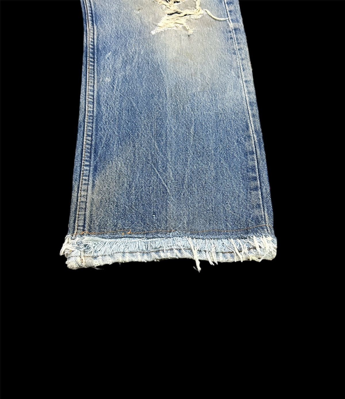Levi's × Vintage Vintage Levis 80s 501 Distressed Size US 33 - 7 Thumbnail