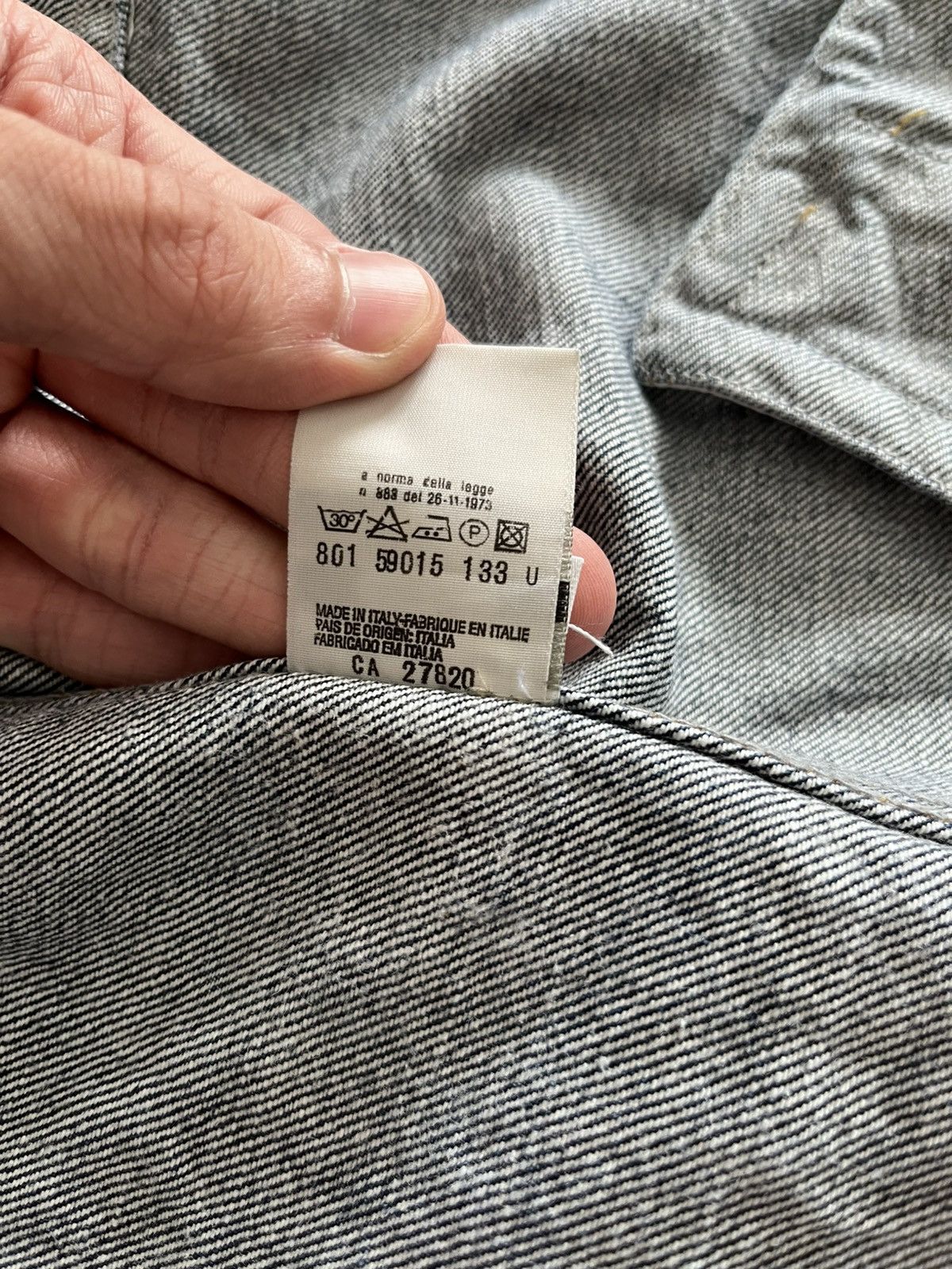 Helmut Lang Helmut Lang 1997 GTR Denim jacket Size US M / EU 48-50 / 2 - 14 Thumbnail