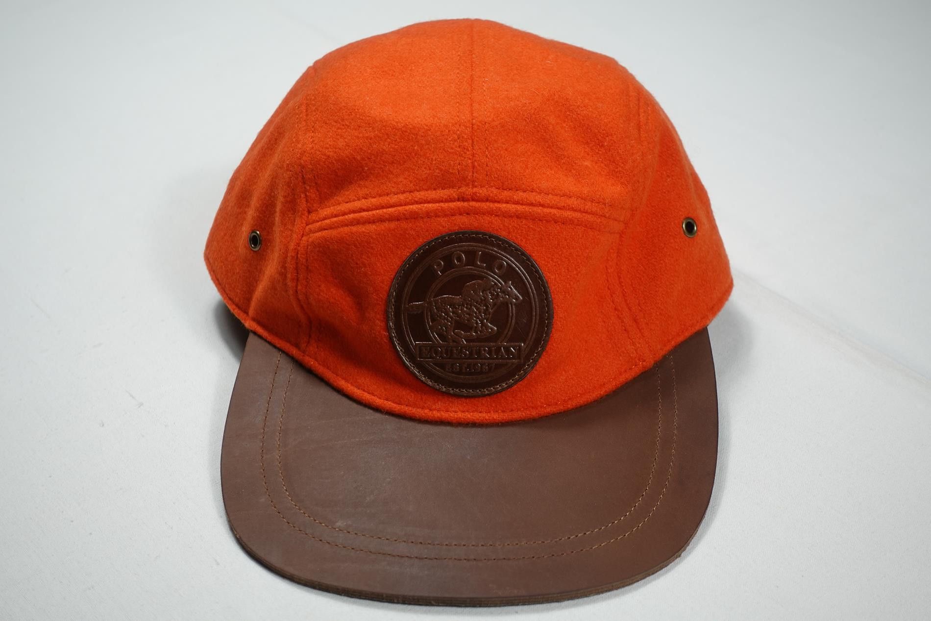 Polo Ralph Lauren Polo Ralph Lauren Cap Hat Leather Long Bill Equestrian NWT Size ONE SIZE - 2 Thumbnail