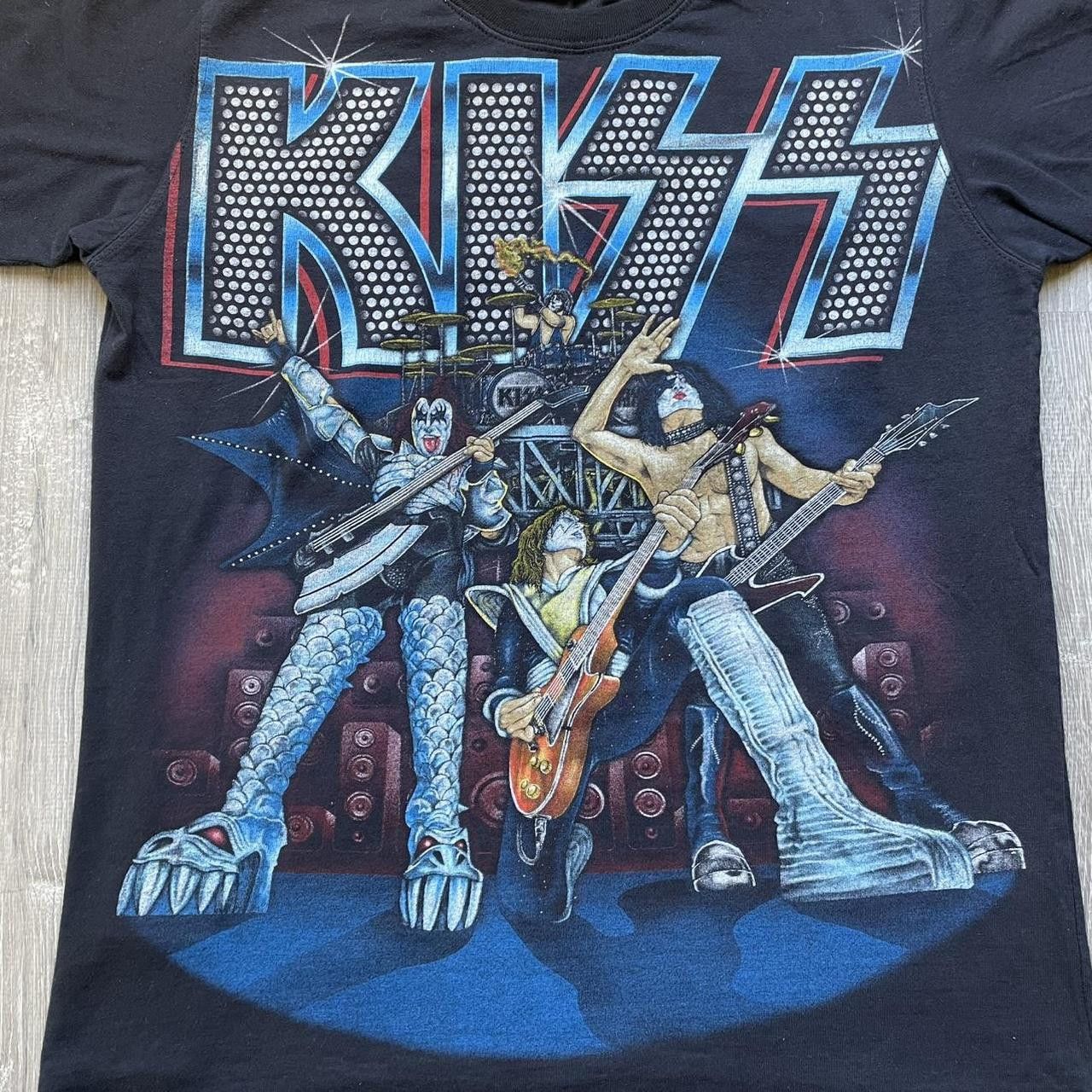 Band Tees × Vintage Vintage Y2K Retro KISS All Over Print Graphic Tee Size US M / EU 48-50 / 2 - 3 Thumbnail