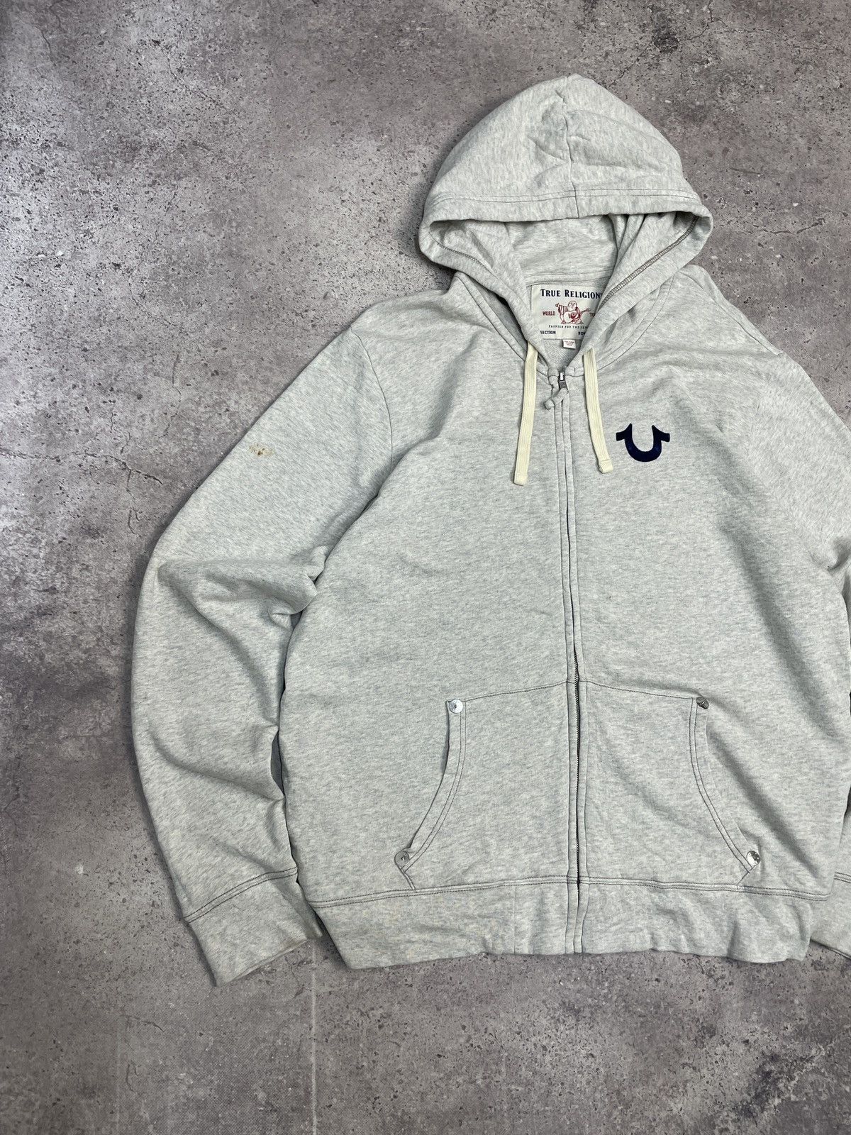 True Religion Vintage True Religion Y2K Avantgarde Zip Hoodie Size US XXL / EU 58 / 5 - 3 Thumbnail