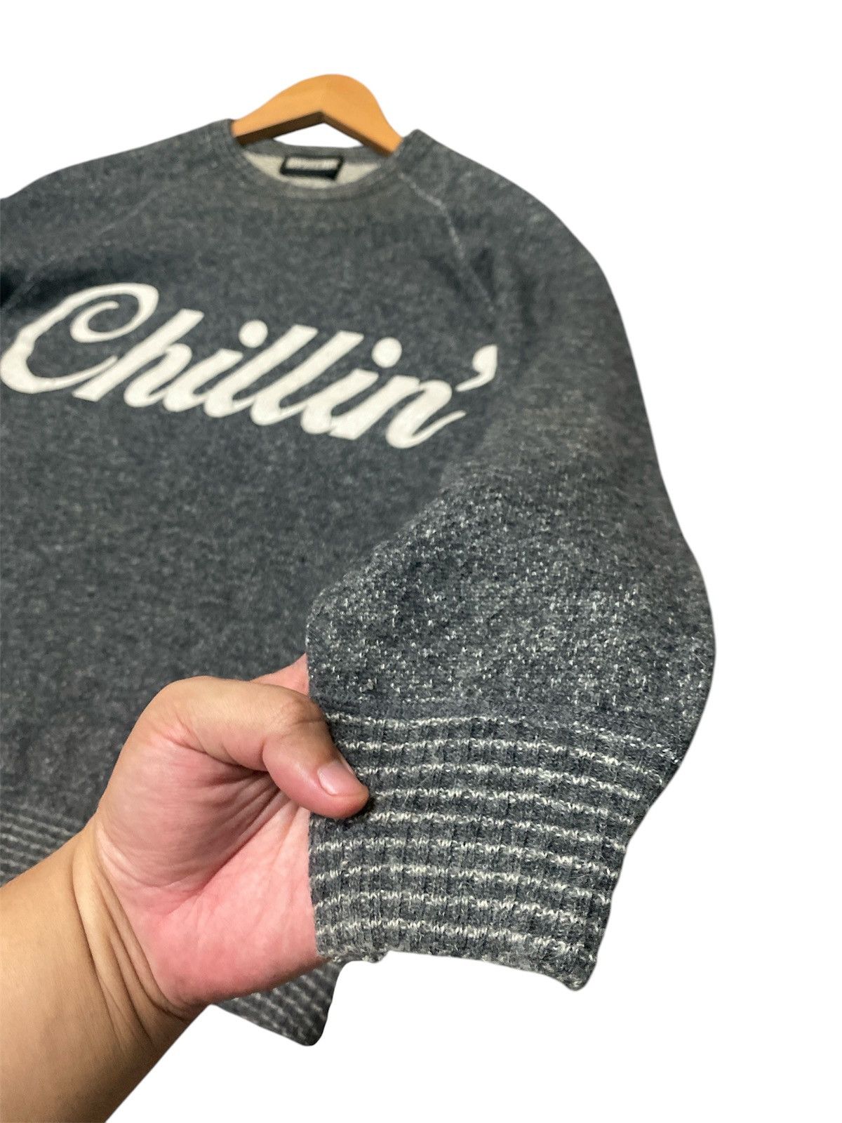 Hysteric Glamour × Japanese Brand × Vintage 💥RARE💥HYSTERIC GLAMOUR “CHILLIN” ANARCHY SWEATSHIRT✨ Size US M / EU 48-50 / 2 - 11 Thumbnail