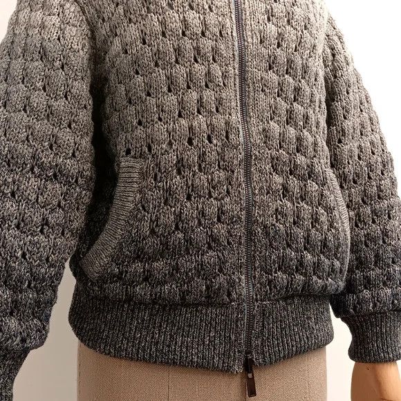 Lafayette 148 LAFAYETTE 148 NEW YORK Denim Yarn & Org Chambray Bomber - XS Size XS / US 0-2 / IT 36-38 - 7 Thumbnail