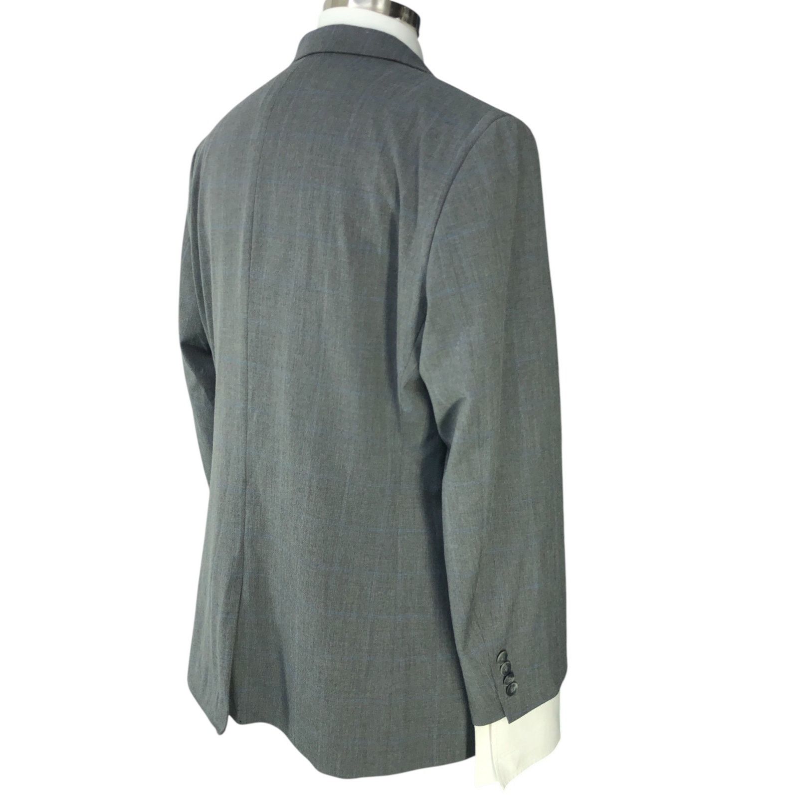Ben Sherman Ben Sherman Sz 46R Sport Coat Jacket Blazer Burge Windowpane Size 46R - 10 Thumbnail