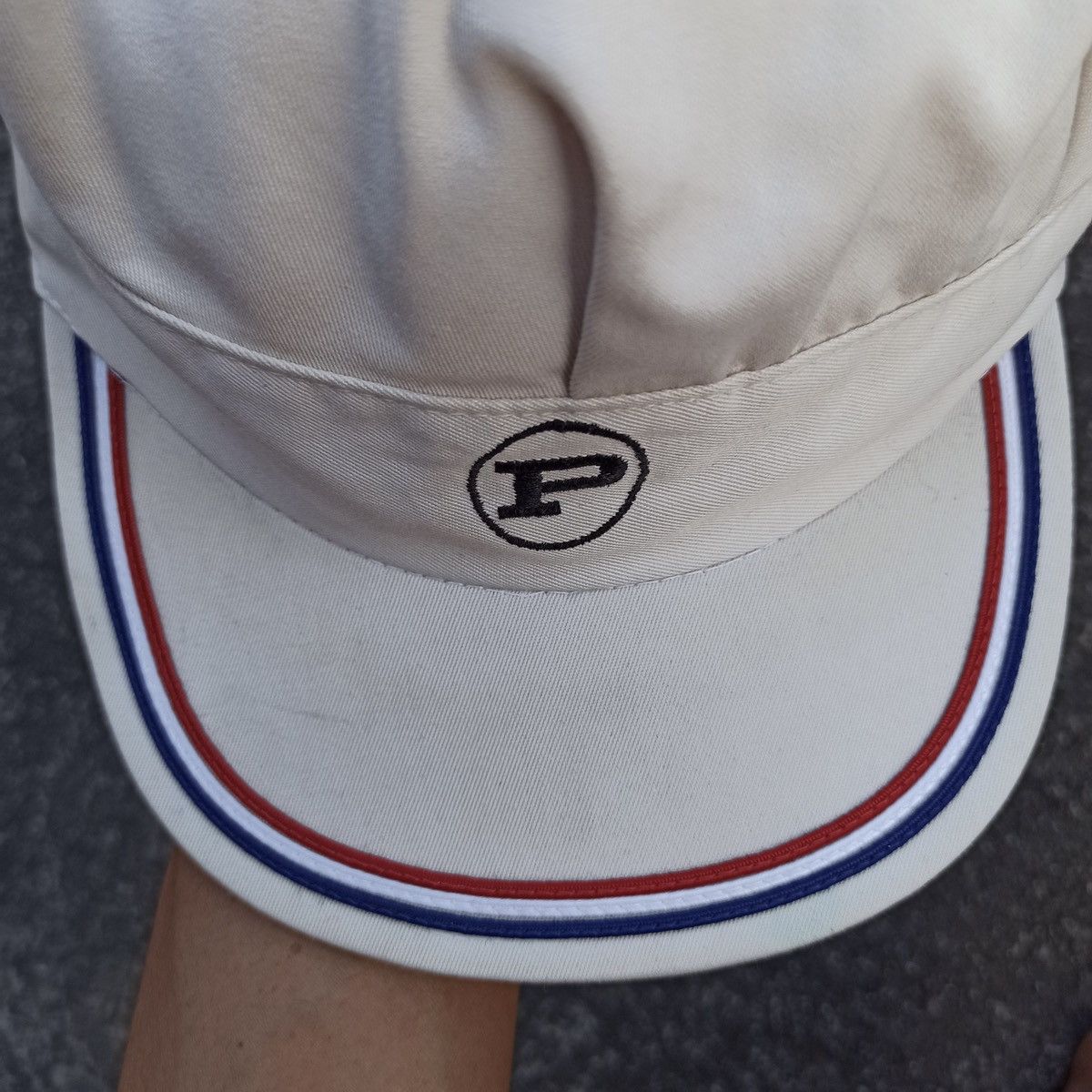Japanese Brand Vintage Iniitial p conductor hat Size ONE SIZE - 9 Thumbnail
