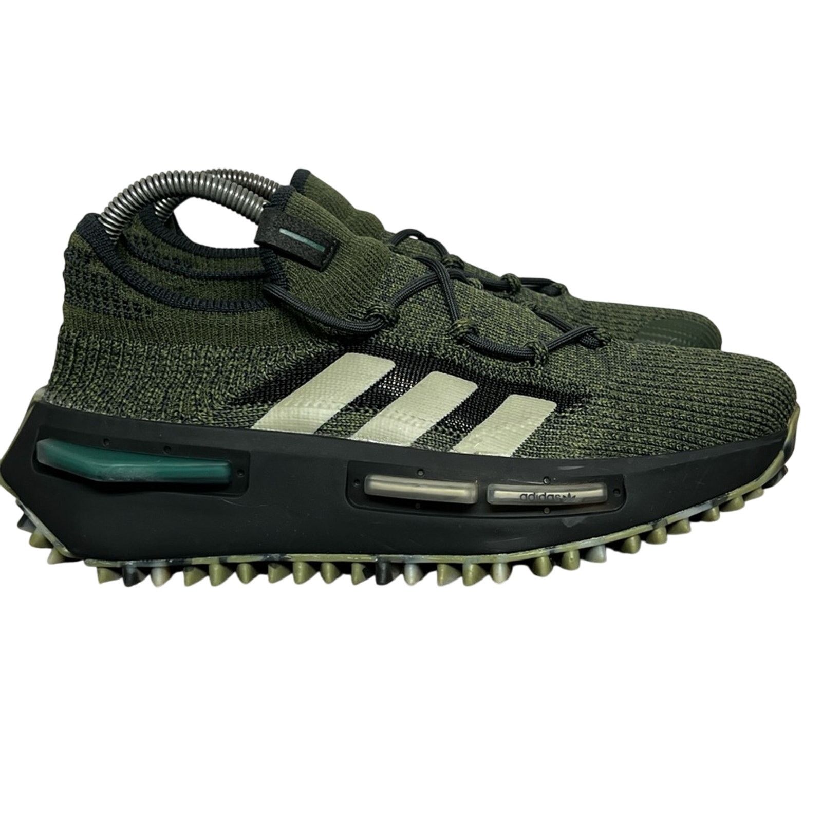 adidas gazelle silver green womens adidas GS NMD R1