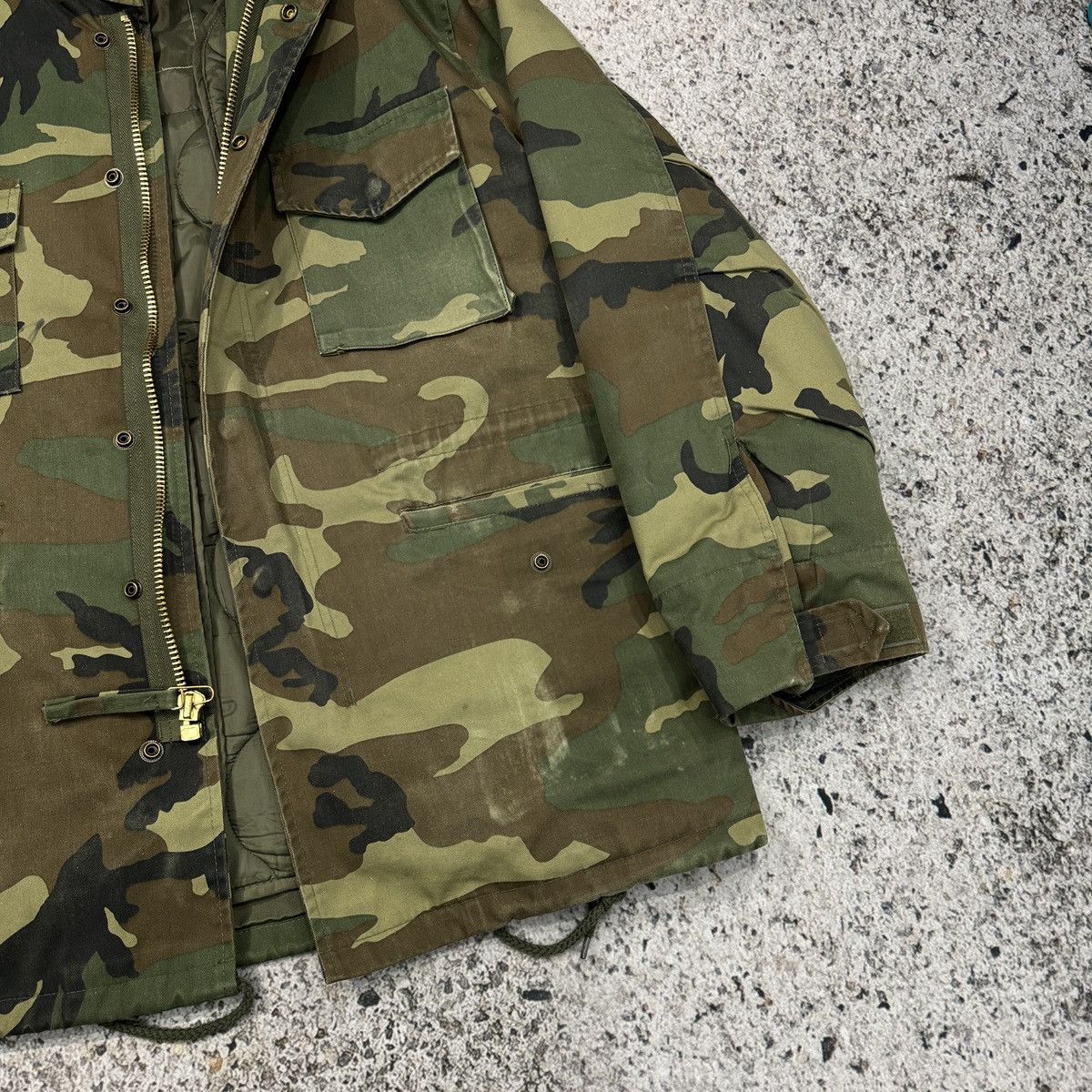 Vintage Vintage Heavyweight Camo Parka Jacket ERD Grunge Chrome Size US L / EU 52-54 / 3 - 12 Thumbnail