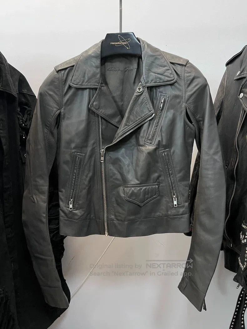 Rick Owens Rick Owens Leather Biker Jacket for Women. Size US L / EU 52-54 / 3 - 1 Thumbnail
