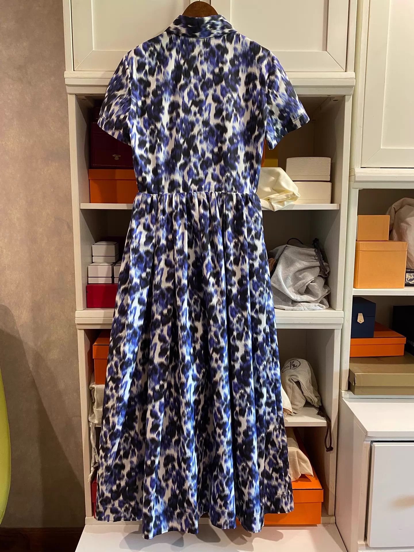 Dior Dior cool-toned leopard print classic dress 34 Size XS / US 0-2 / IT 36-38 - 2 Thumbnail