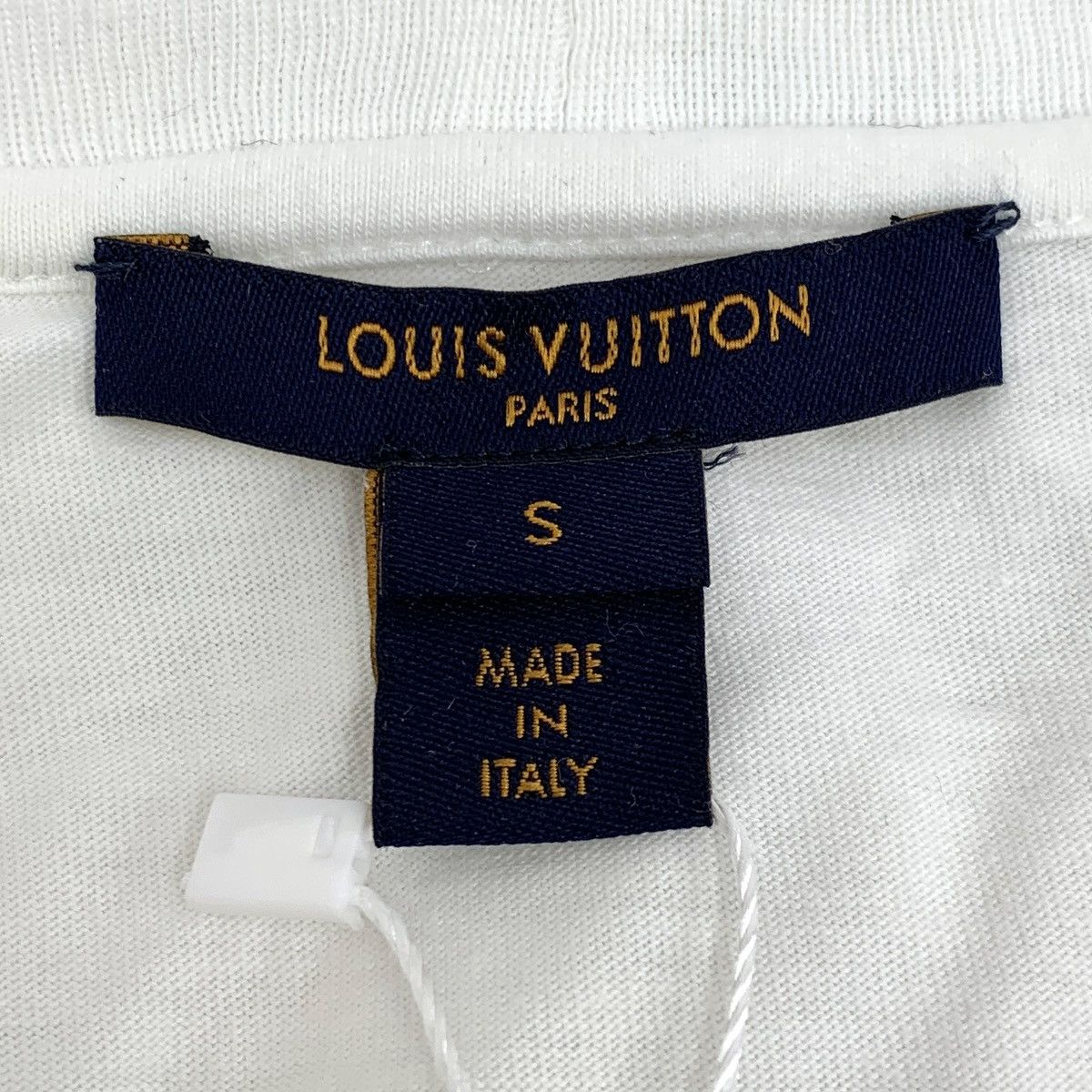 Louis Vuitton Louis Vuitton Letter Print Chain Short Sleeve T-shirt K26WX Size S / US 4 / IT 40 - 6 Thumbnail