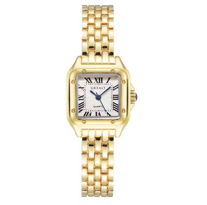Vintage Vintage 90s black dial luxury style quartz silver watch Size ONE SIZE - 5 Thumbnail