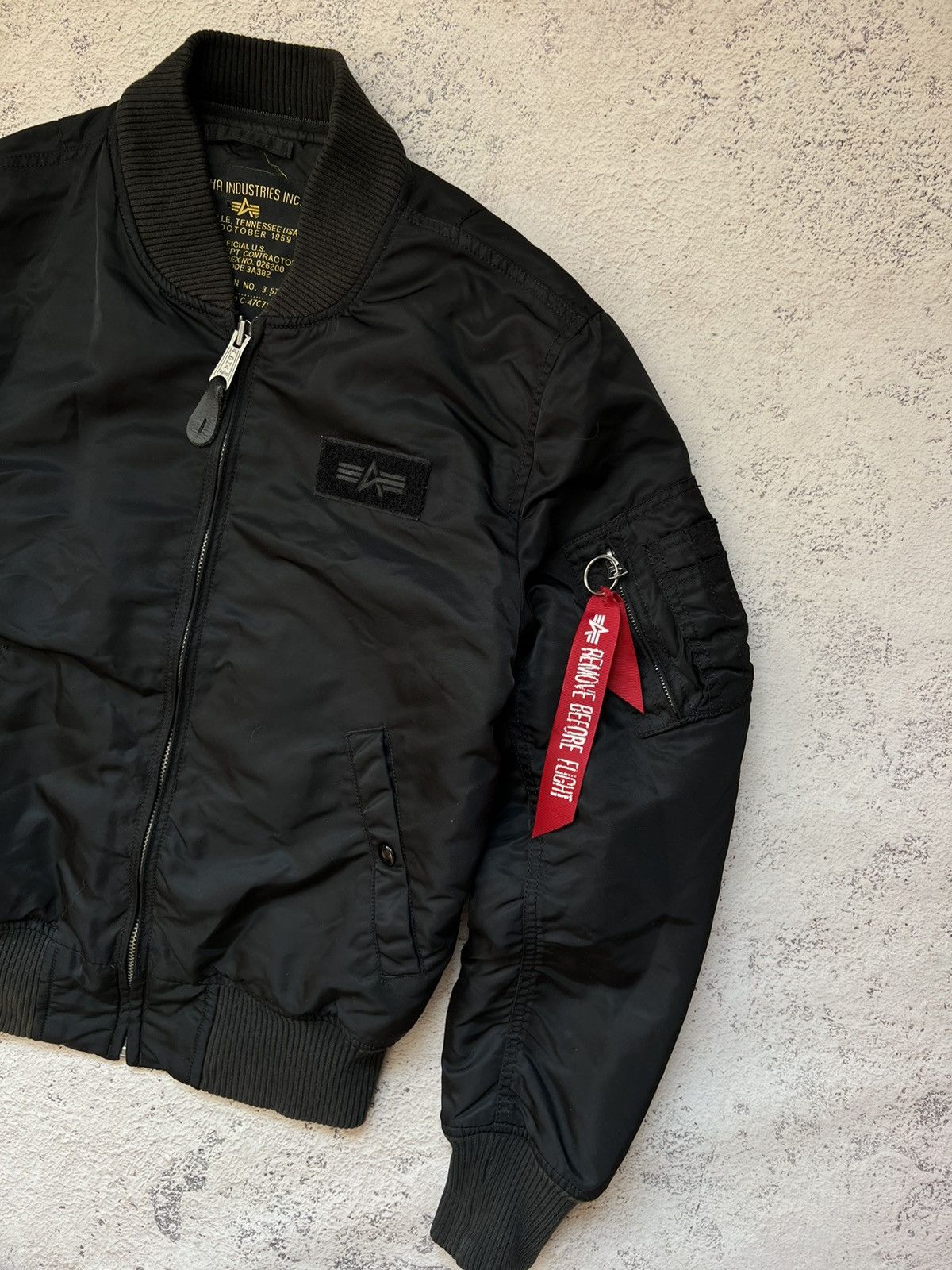 Alpha Industries × Vintage Alpha Industries MA-1 Bomber Jacket Size US S / EU 44-46 / 1 - 4 Thumbnail