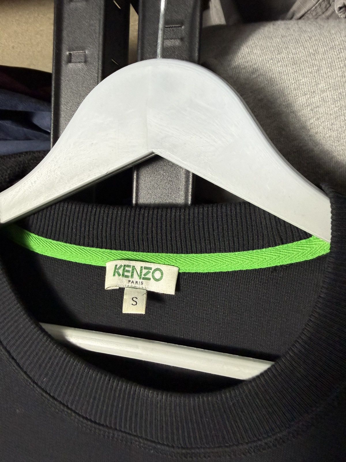 Kenzo Kenzo Paris Tiger Sweatshirt Black Graphic Crewneck Mens S Size US S / EU 44-46 / 1 - 7 Thumbnail