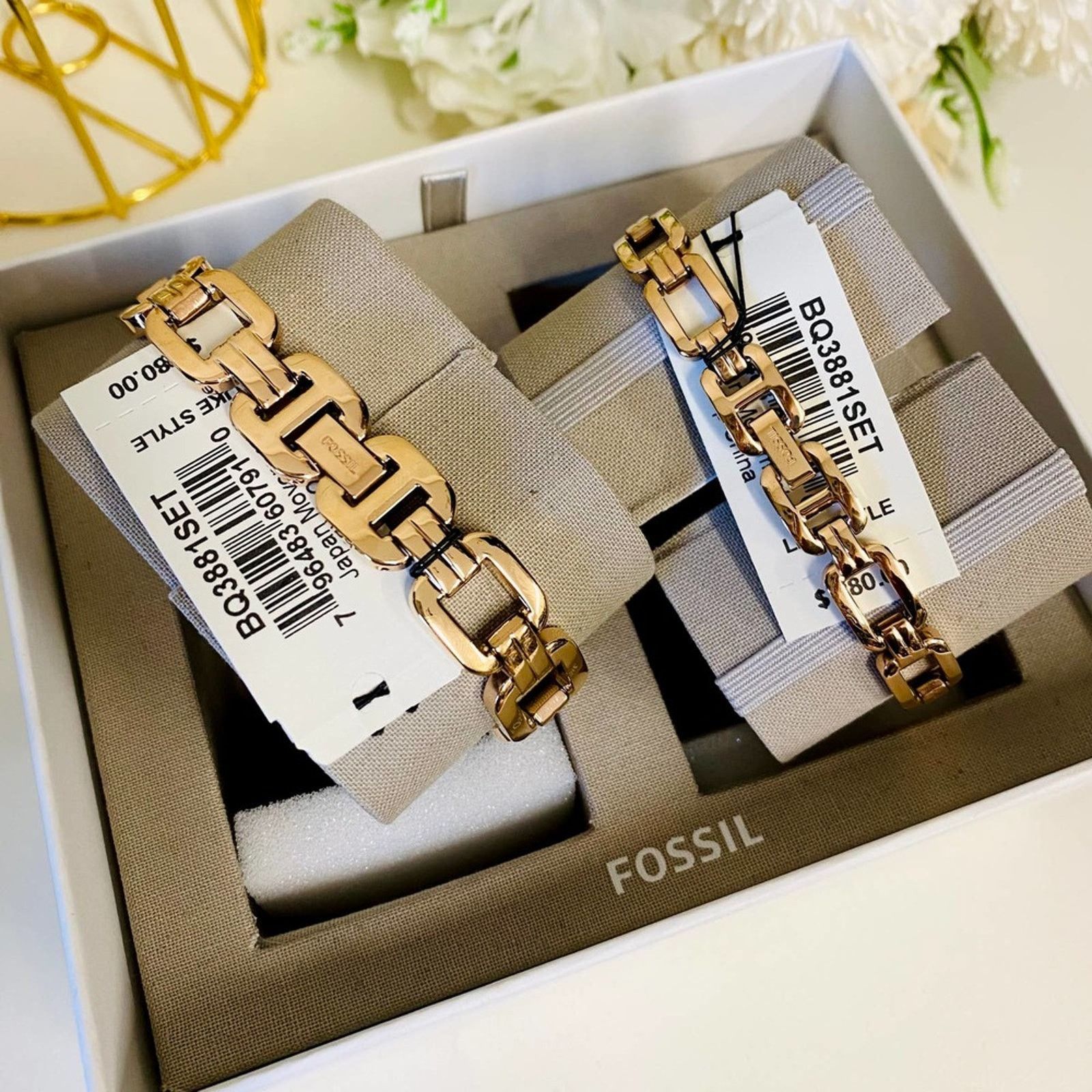 Fossil FOSSIL BQ3881SET Chronograph Rose Gold-Tone Alloy Watch Size ONE SIZE - 5 Thumbnail