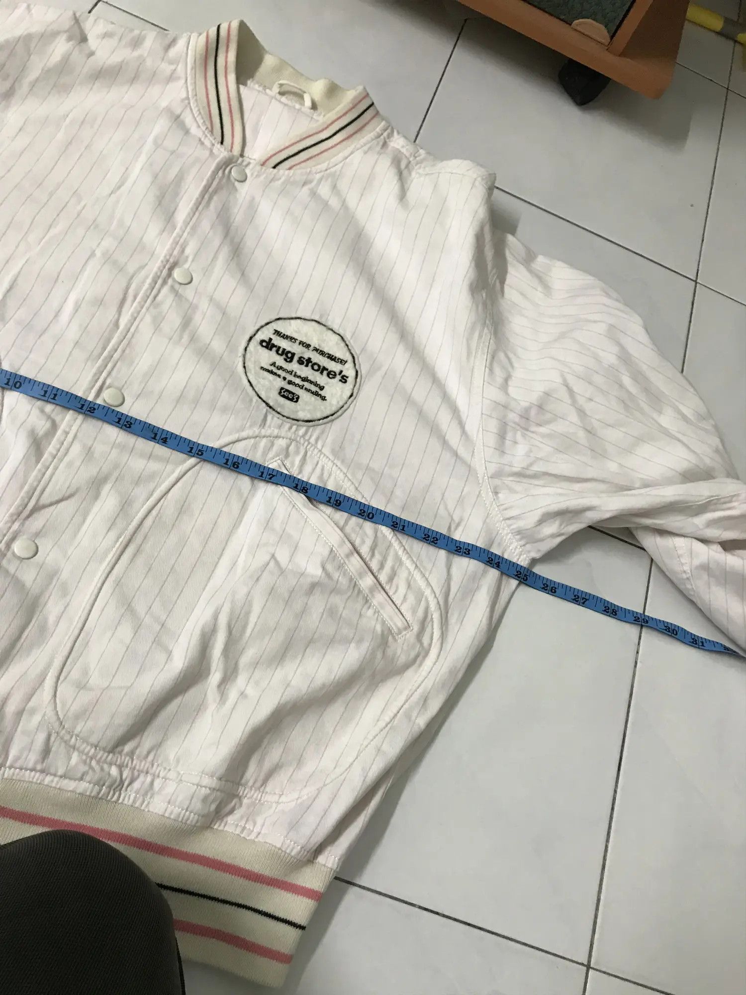 Japanese Brand Japan Drugs Store Varsity Jacket Size US L / EU 52-54 / 3 - 8 Thumbnail