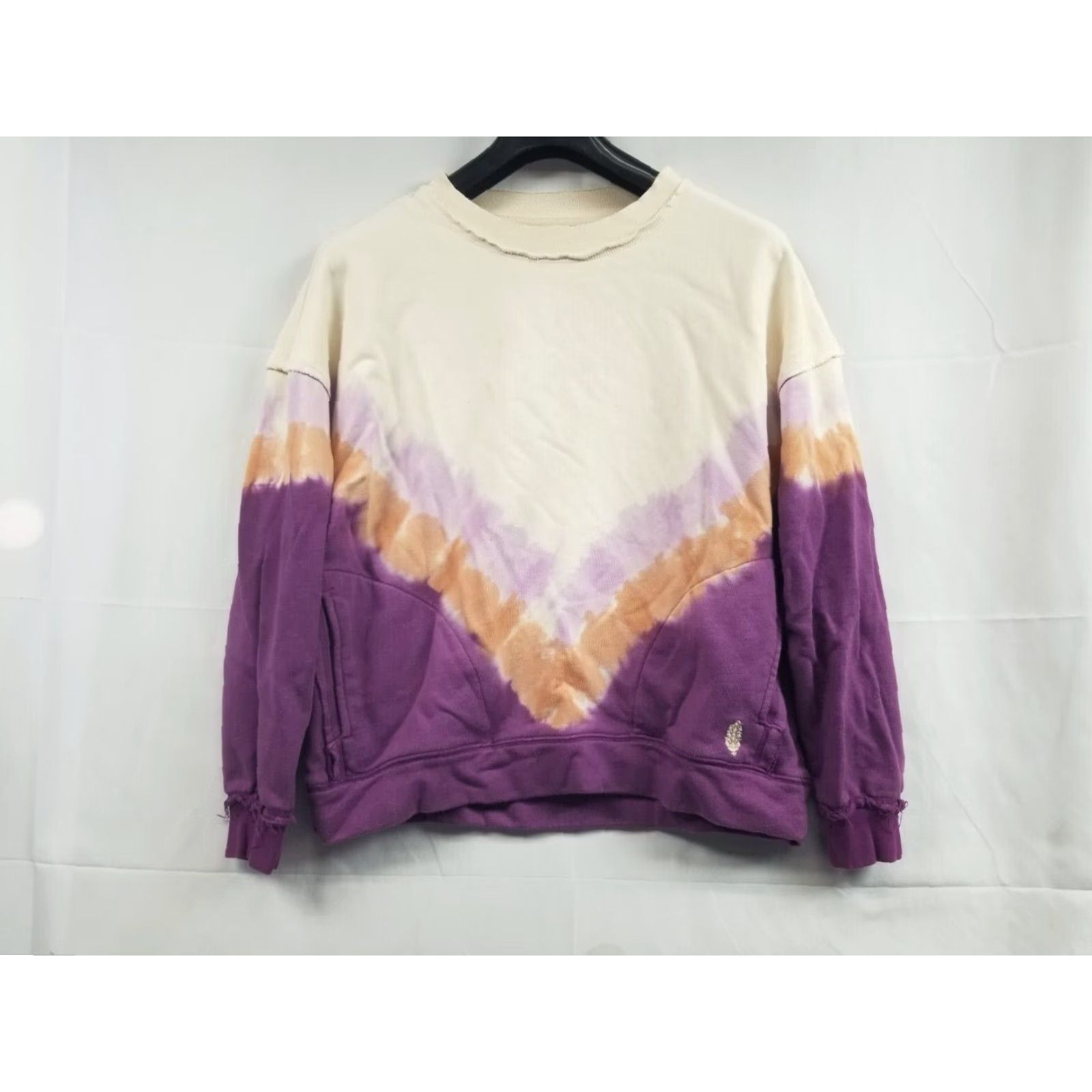 Free People Free People Movement Sweatshirt Women XS Multicolor Colorblock Pullover Activewear See stain Size XS / US 0-2 / IT 36-38 - 2 Thumbnail