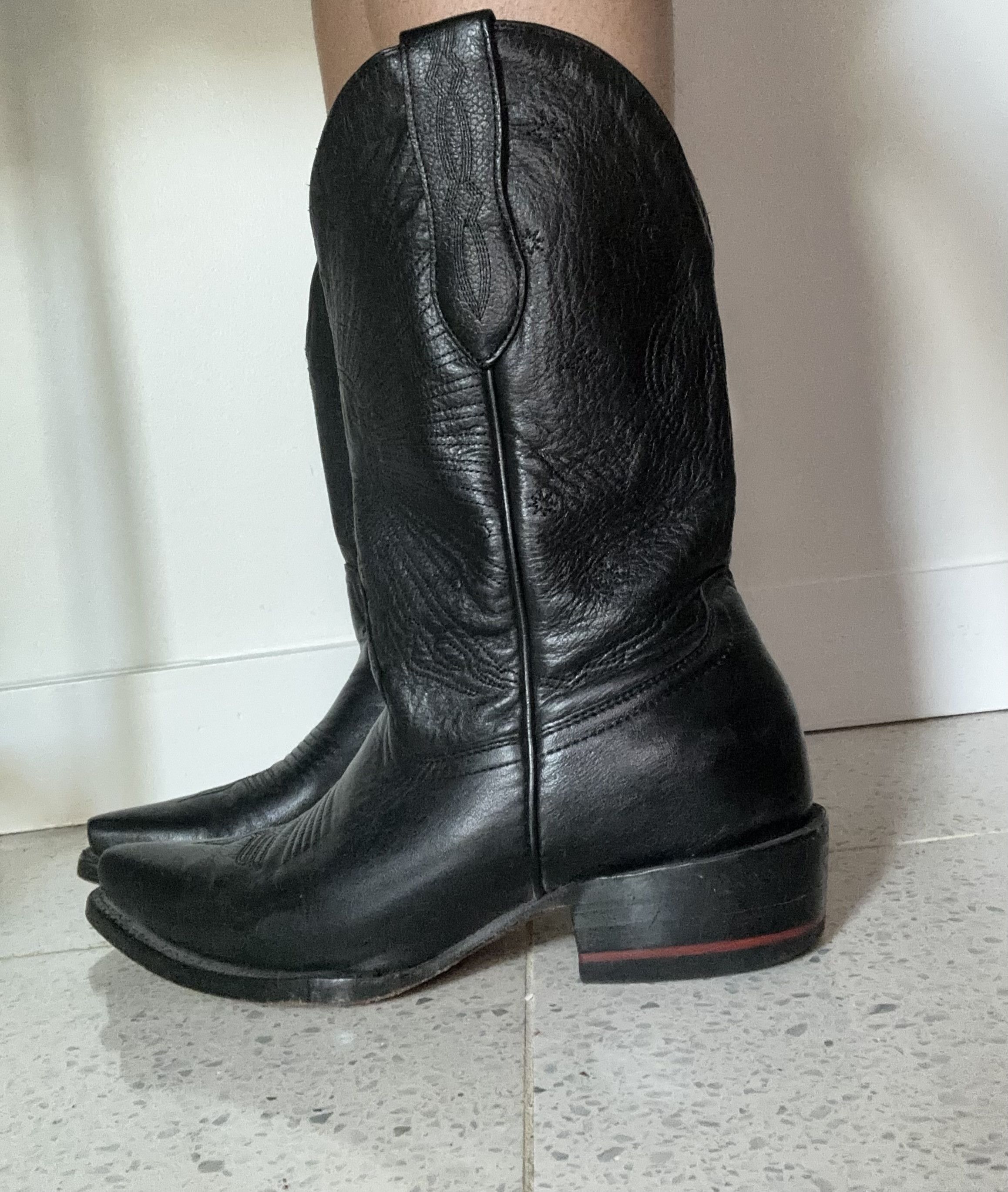 Other Chisos No. 3 Black Cowboy Boots – Size 8.5 Size US 8.5 / IT 38.5 - 1 Thumbnail
