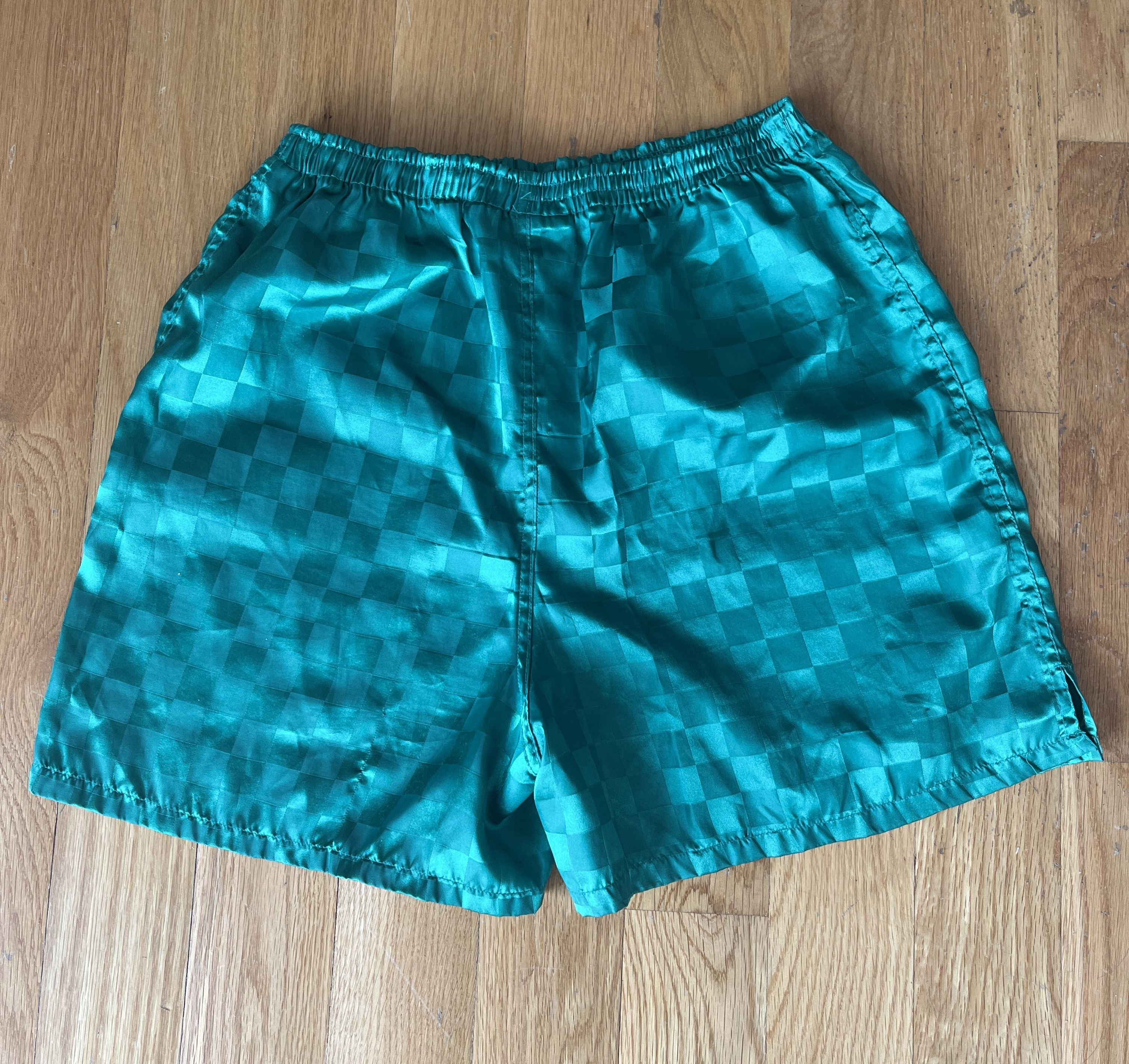 Starter Vintage 90s Checkered Green Starter Shorts Size US 26 / EU 42 - 3 Thumbnail