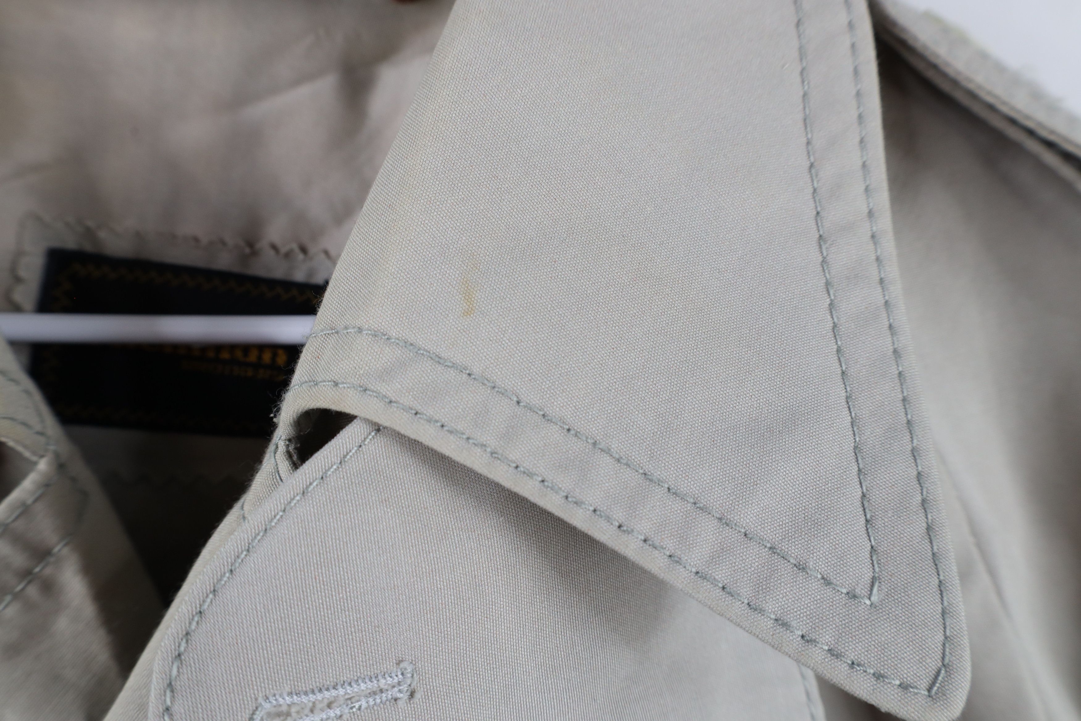 Vintage Vintage 70s Streetwear Lined Heavy Belted Trench Coat Beige Size US XXL / EU 58 / 5 - 7 Thumbnail