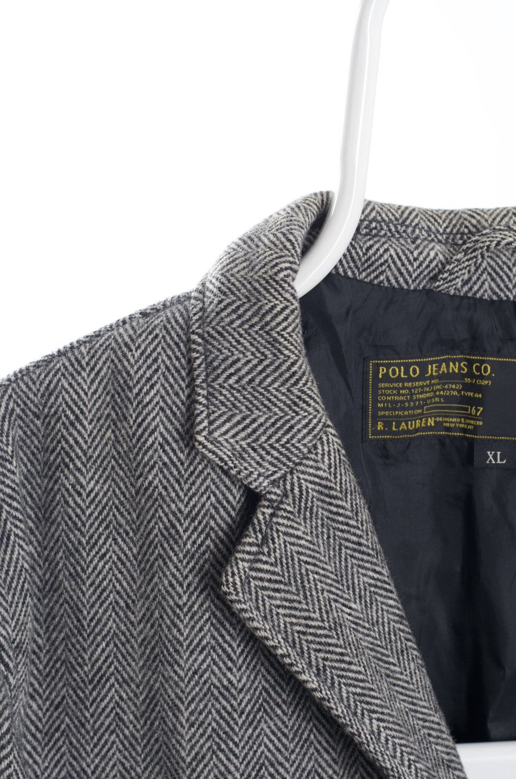 Vintage Vintage Polo Ralph Lauren HERRINGBONE Jacket size XL Size US XL / EU 56 / 4 - 2 Thumbnail