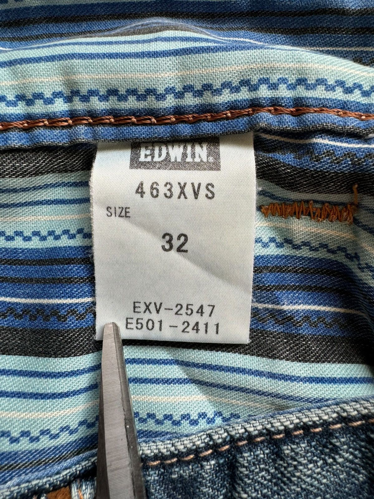 Edwin Vintage Edwin XV Exclusive Distressed Denim Jeans Size US 32 / EU 48 - 18 Thumbnail