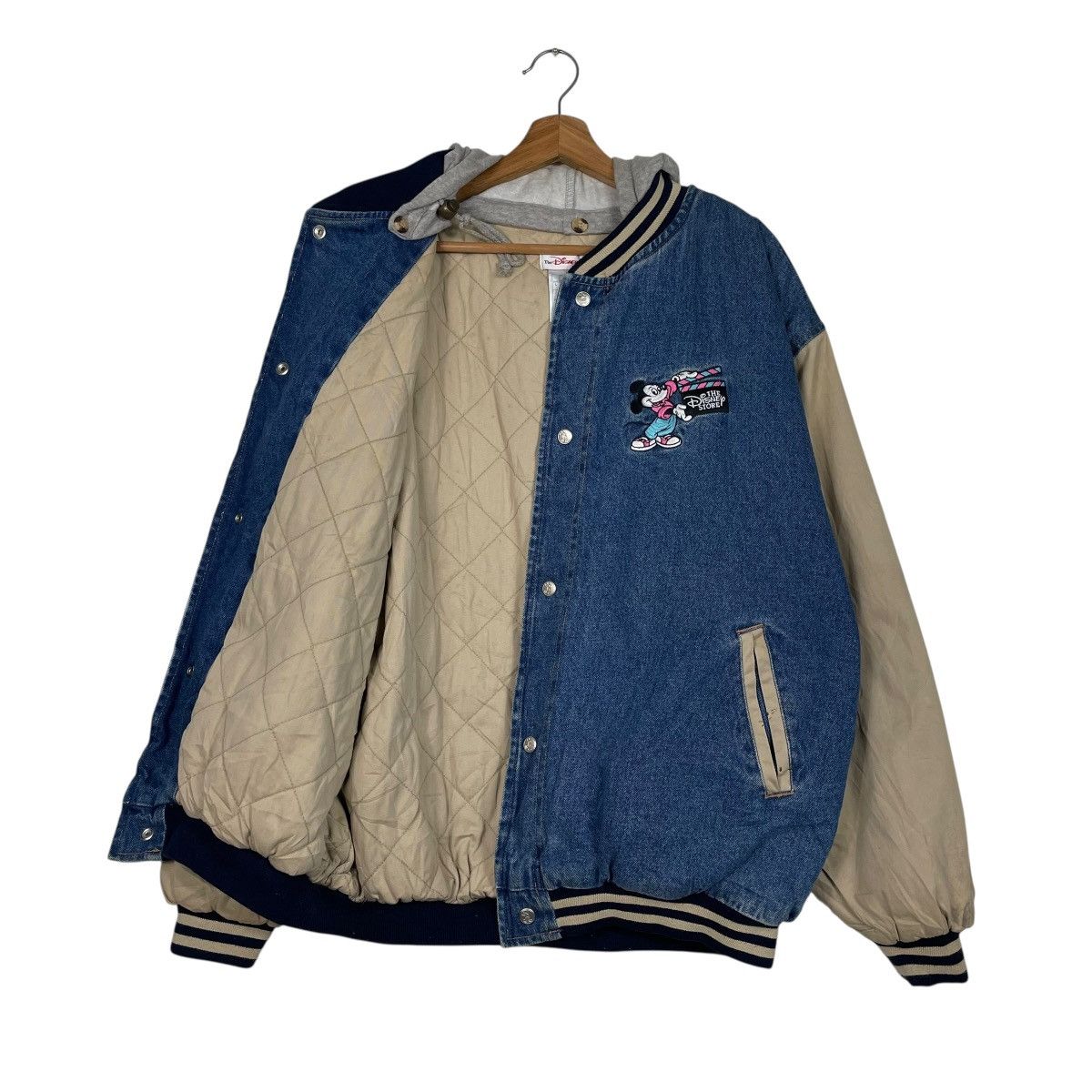 Disney The Disney Store Denim Varsity Jacket Size US L / EU 52-54 / 3 - 10 Thumbnail