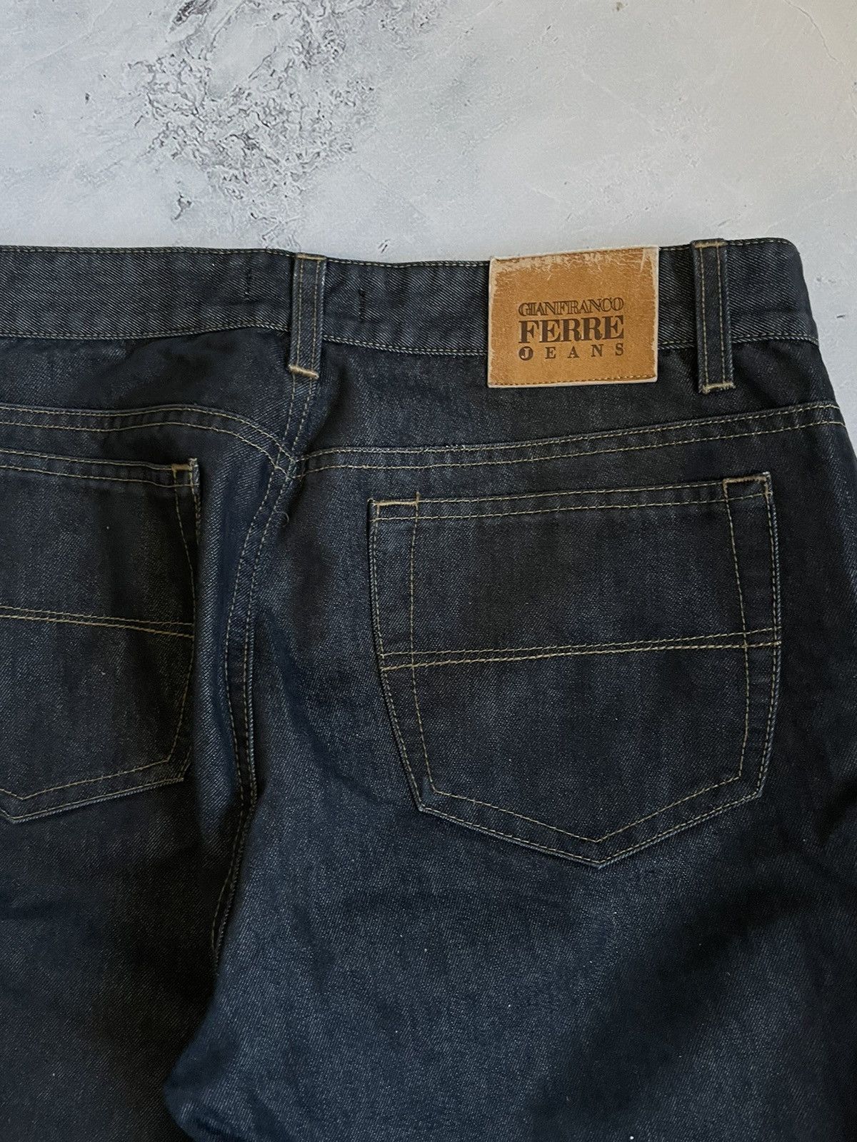 Gianfranco Ferre Archival GianFranco Ferre Suede Denim Pants Size US 30 / EU 46 - 8 Thumbnail