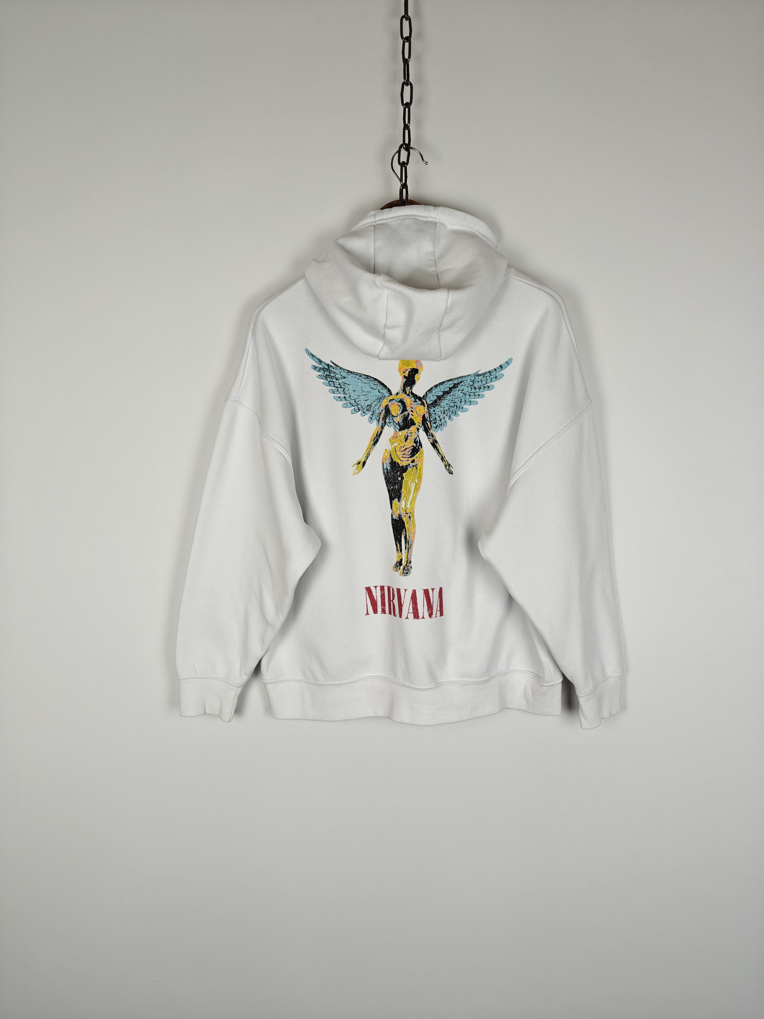 Nirvana Nirvana Hoddie Big Print Pullover White size S Size US S / EU 44-46 / 1 - 8 Thumbnail