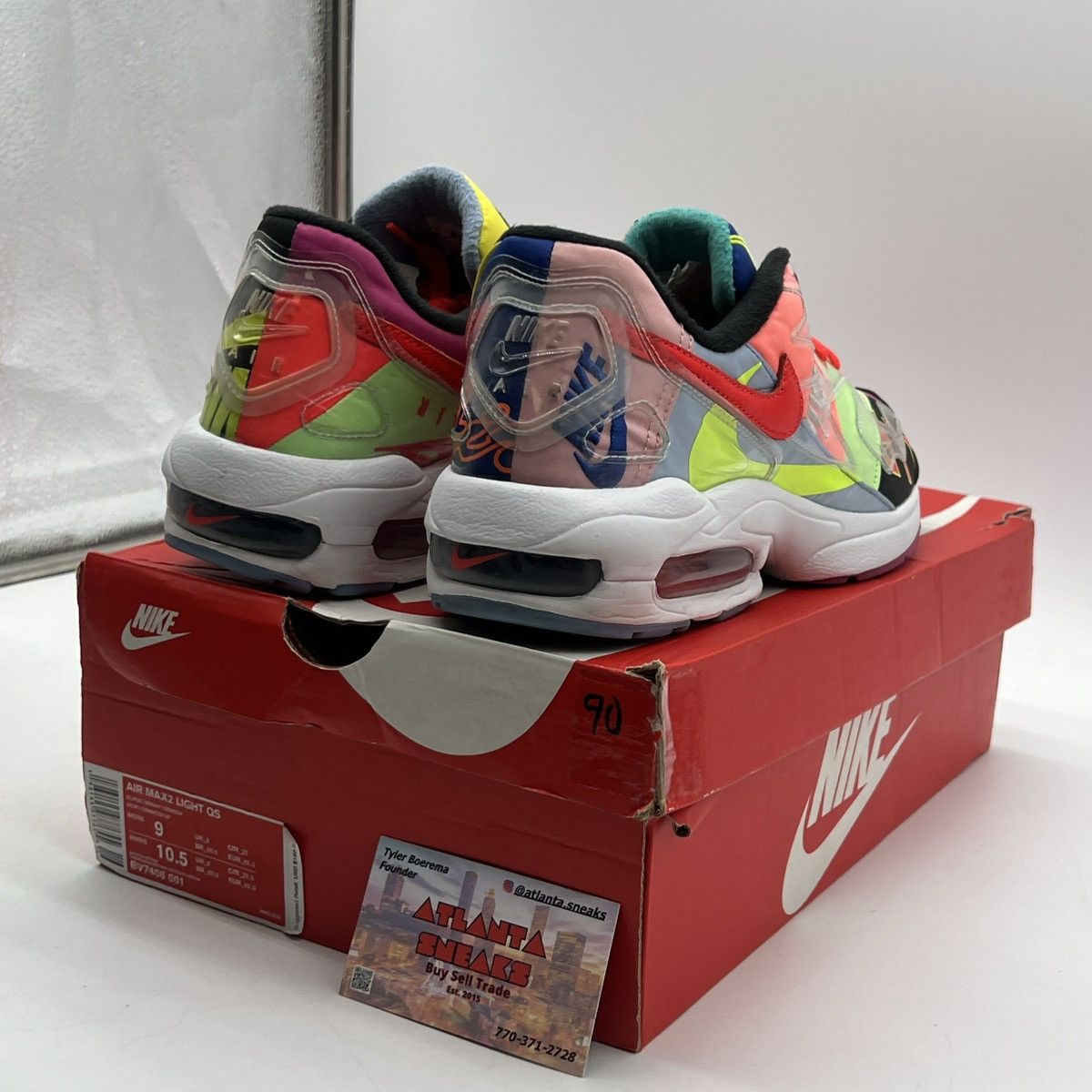 Nike Atmos x air max 2 light logos Size US 9 / EU 42 - 5 Thumbnail