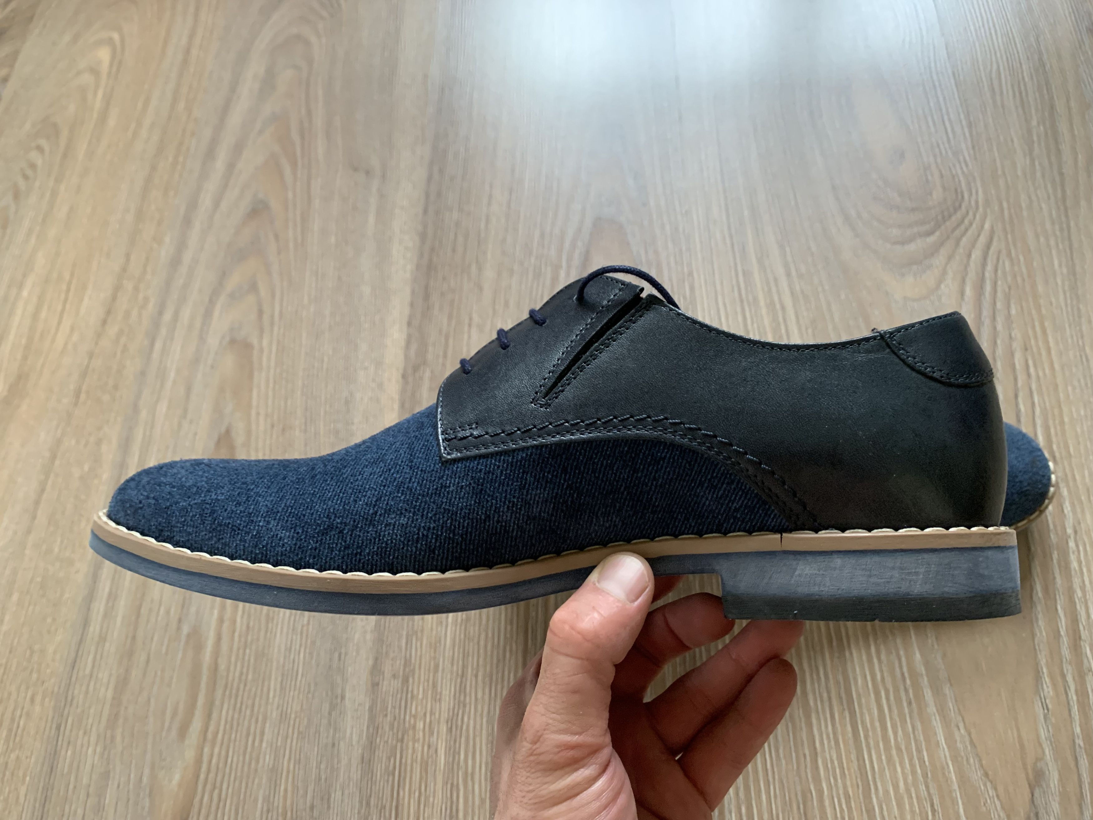 Other Lacuzzo Design Combined Leather Textile Italian Shoes Size US 9 / EU 42 - 5 Thumbnail