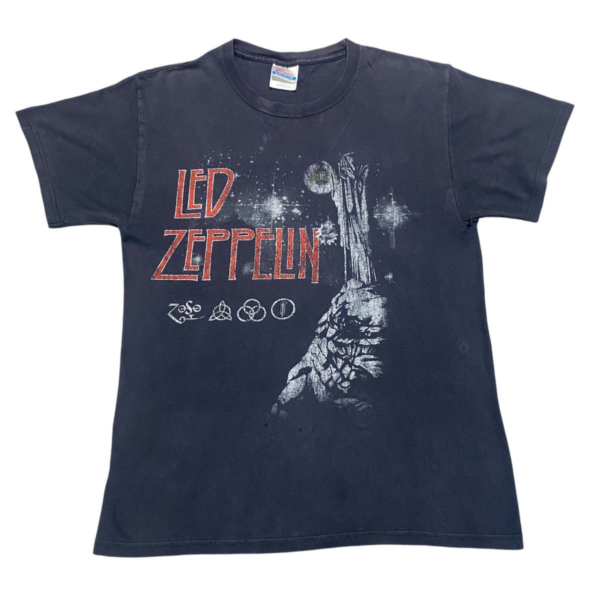 Led Zeppelin Vintage y2k Led Zeppelin Shirt Distressed Size US S / EU 44-46 / 1 - 1 Thumbnail