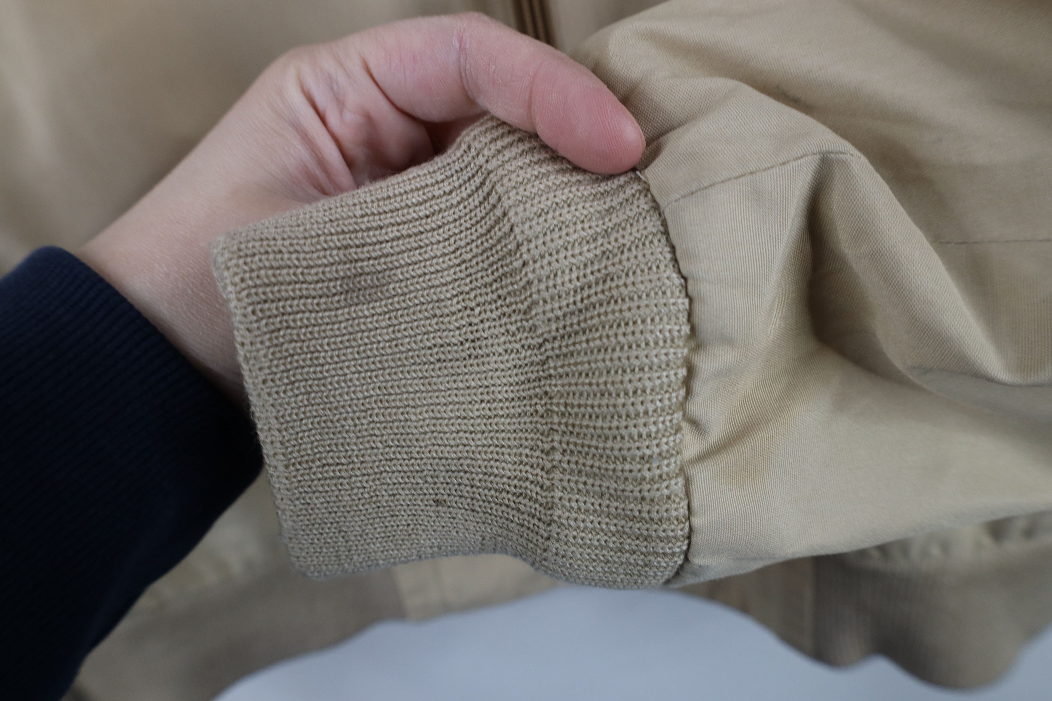 Vintage Vintage 70s Streetwear Cafe Racer Bomber Jacket Beige Size US XL / EU 56 / 4 - 10 Thumbnail
