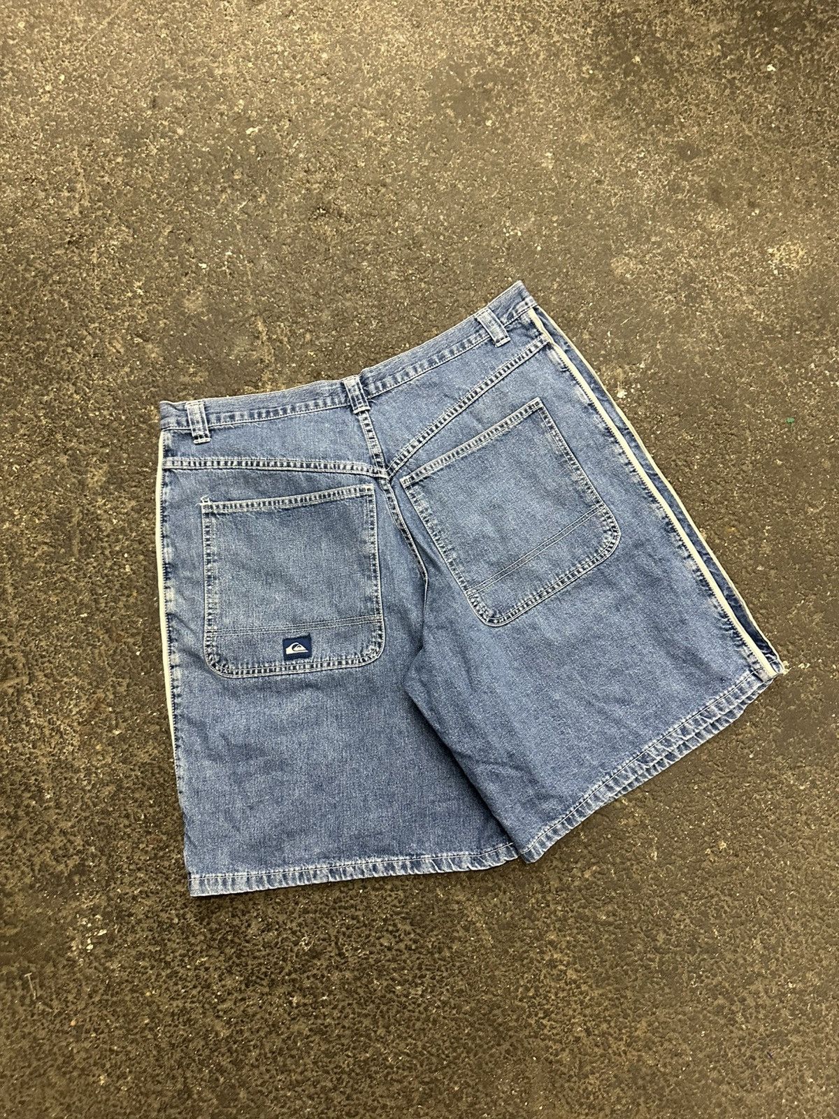 Quiksilver × Vintage Y2K quicksilver baggy jorts Size US 35 - 2 Thumbnail